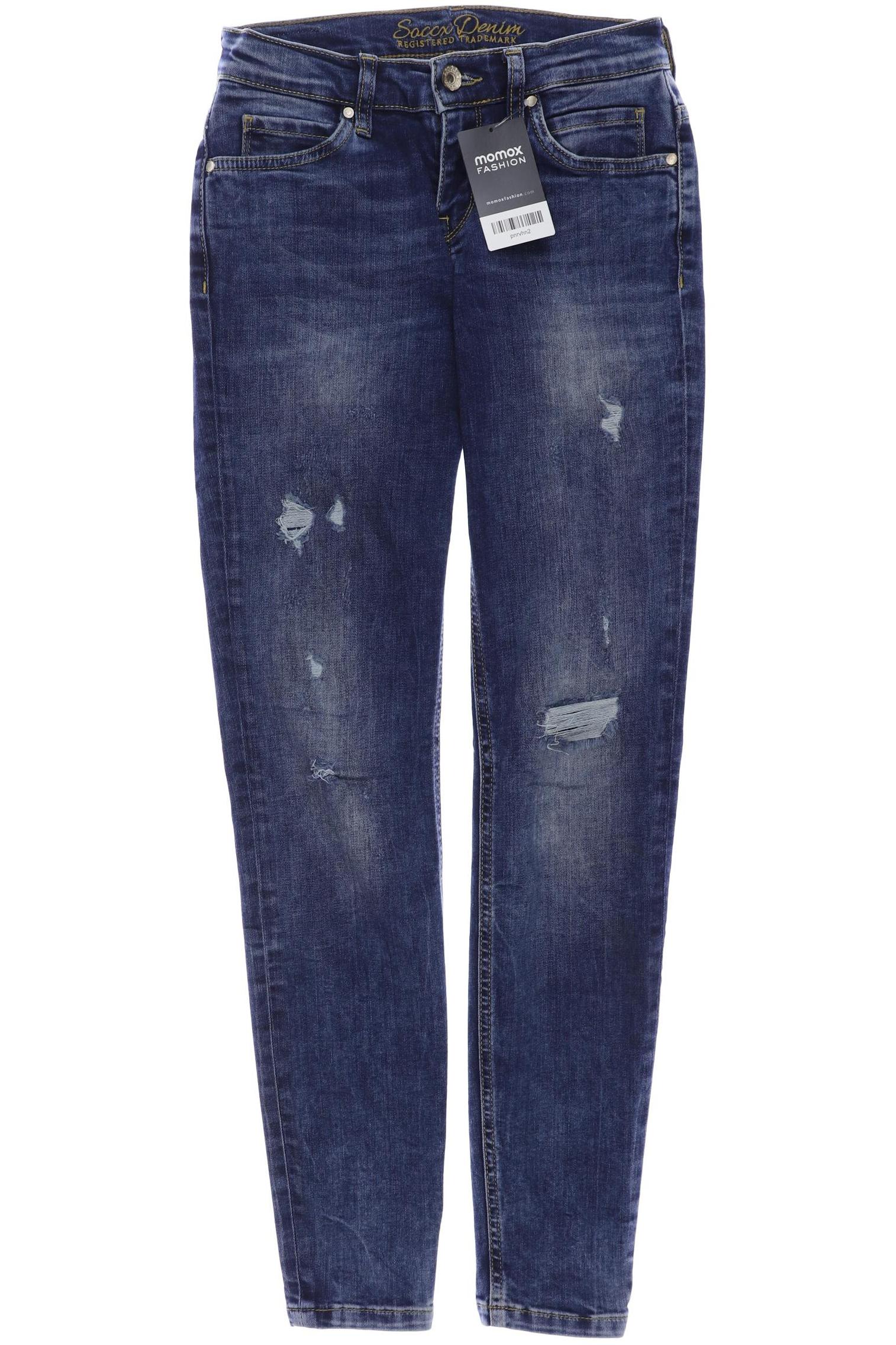 

Soccx Damen Jeans, blau, Gr. 26