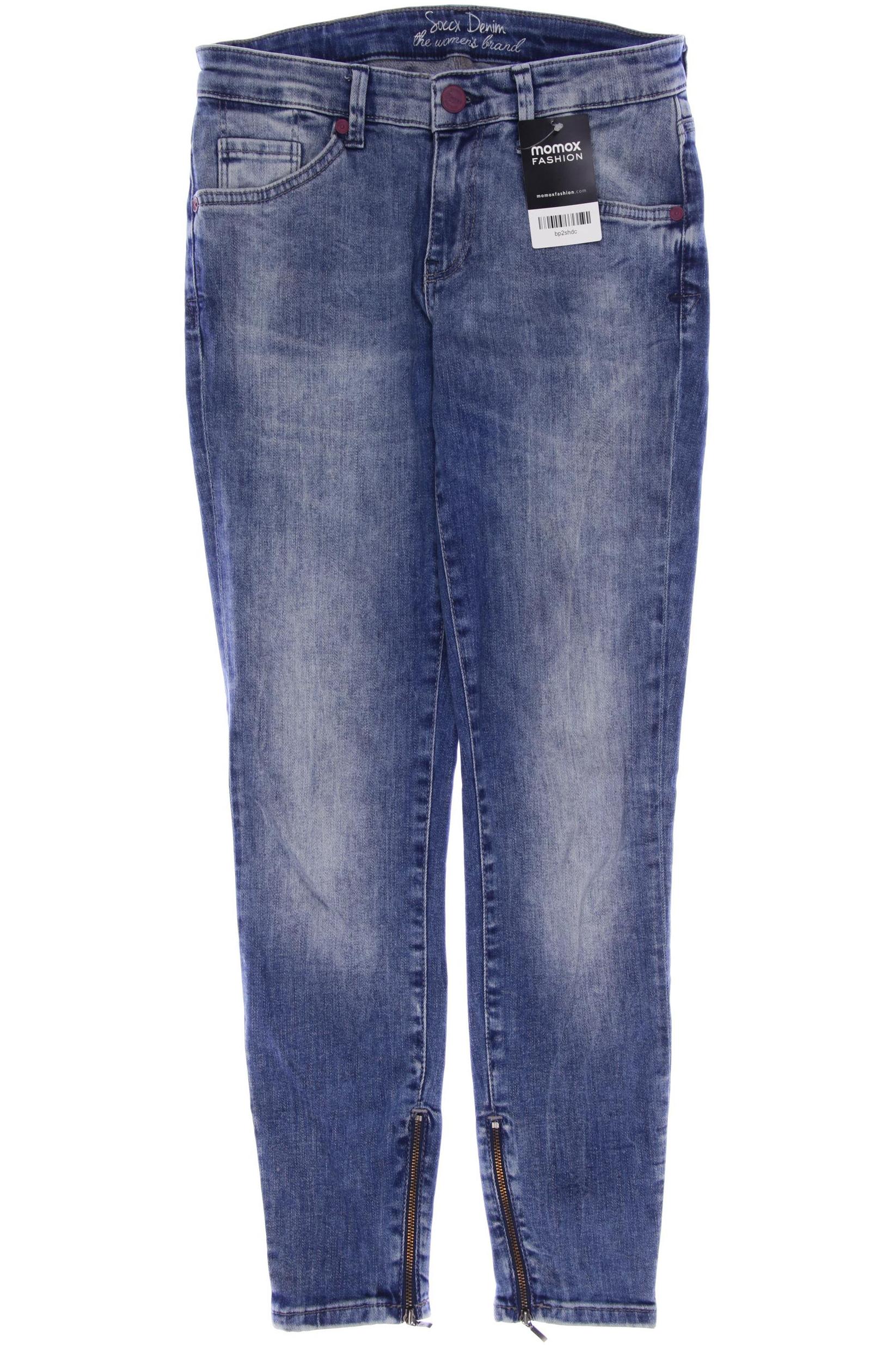 

SOCCX Damen Jeans, blau