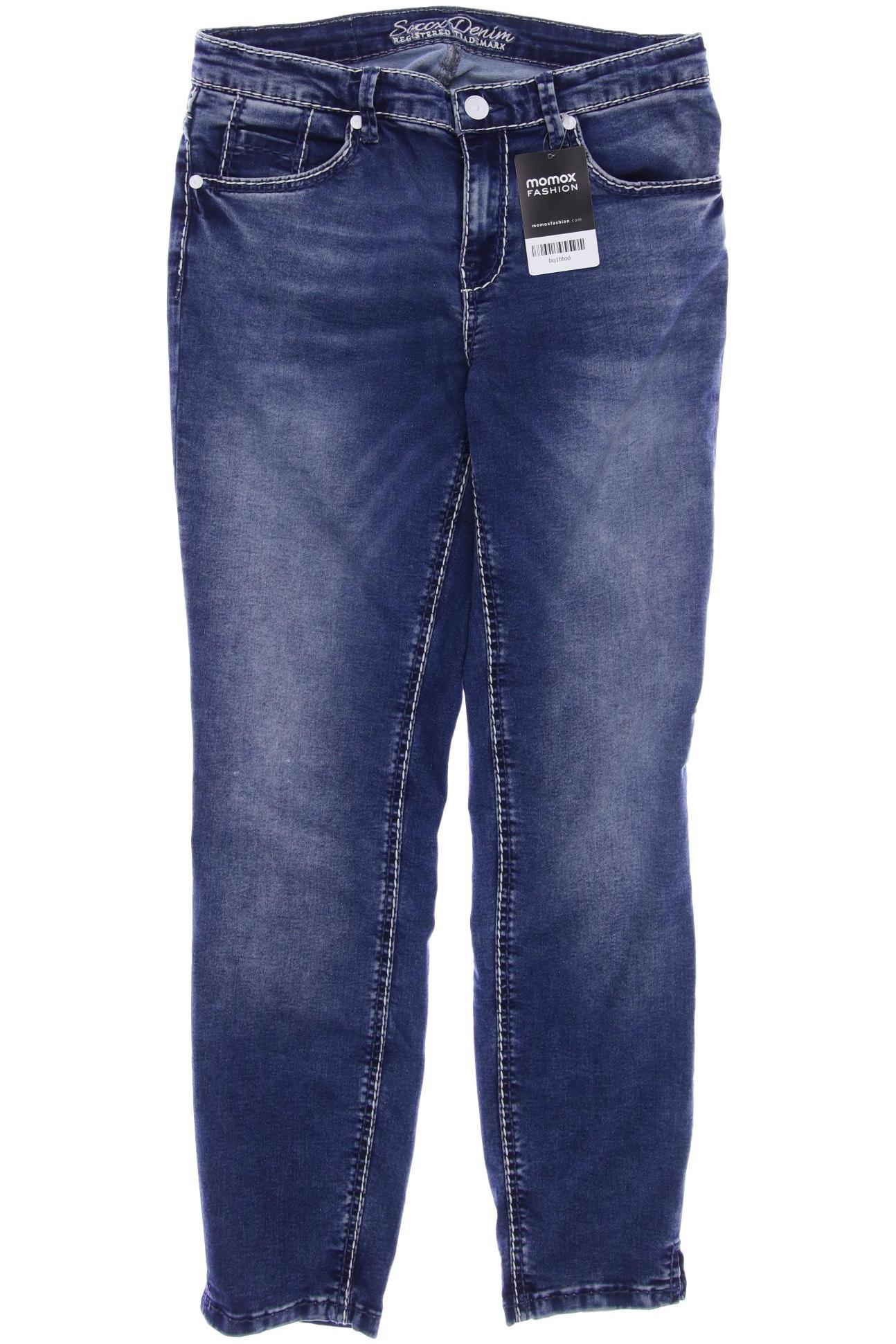 

SOCCX Damen Jeans, blau