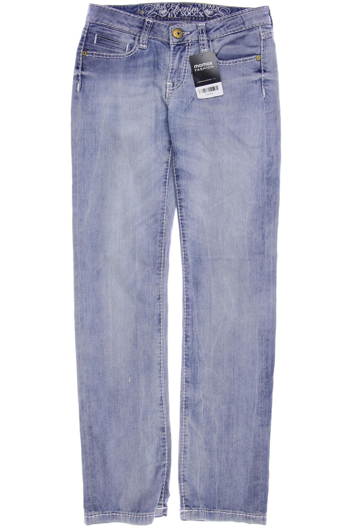 

SOCCX Damen Jeans, blau