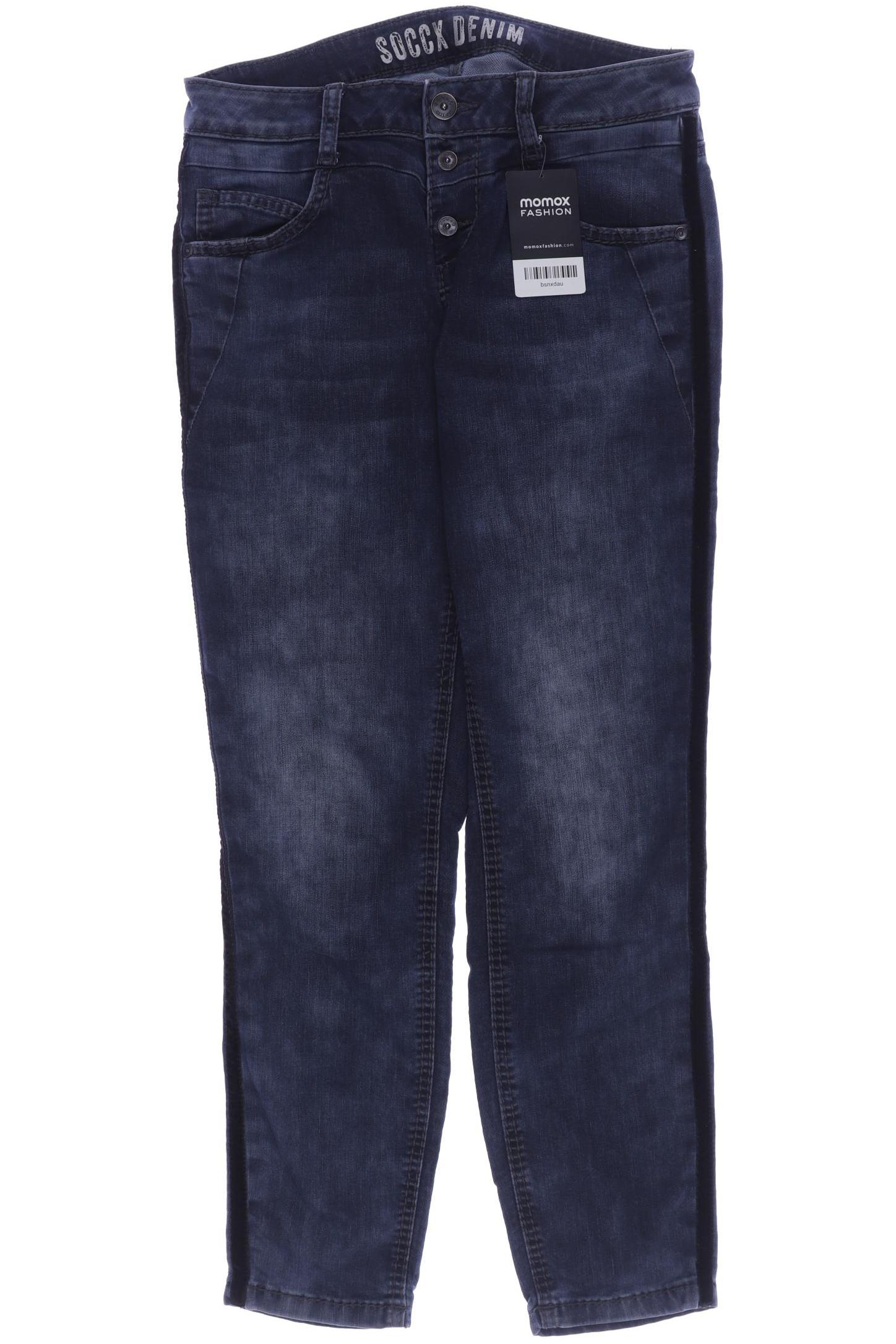 

SOCCX Damen Jeans, blau