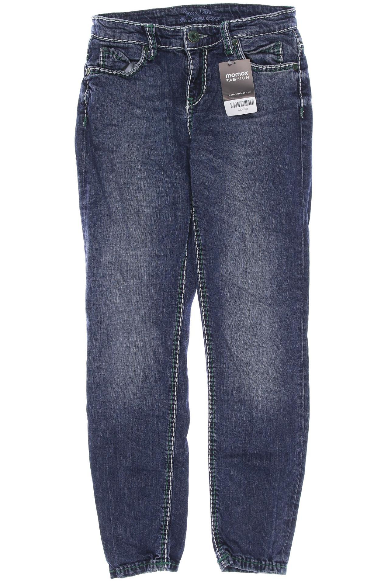 

SOCCX Damen Jeans, blau