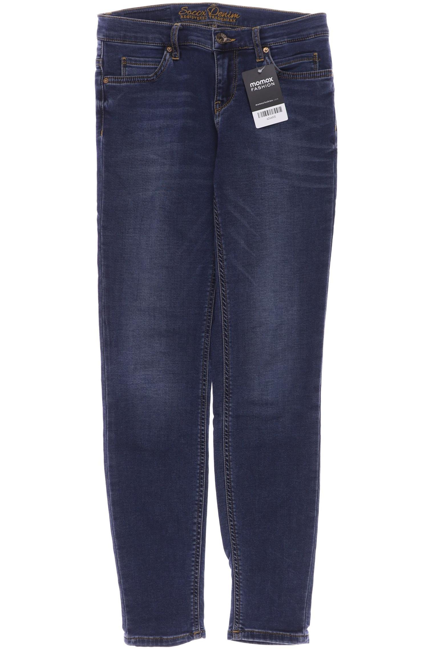 

SOCCX Damen Jeans, marineblau