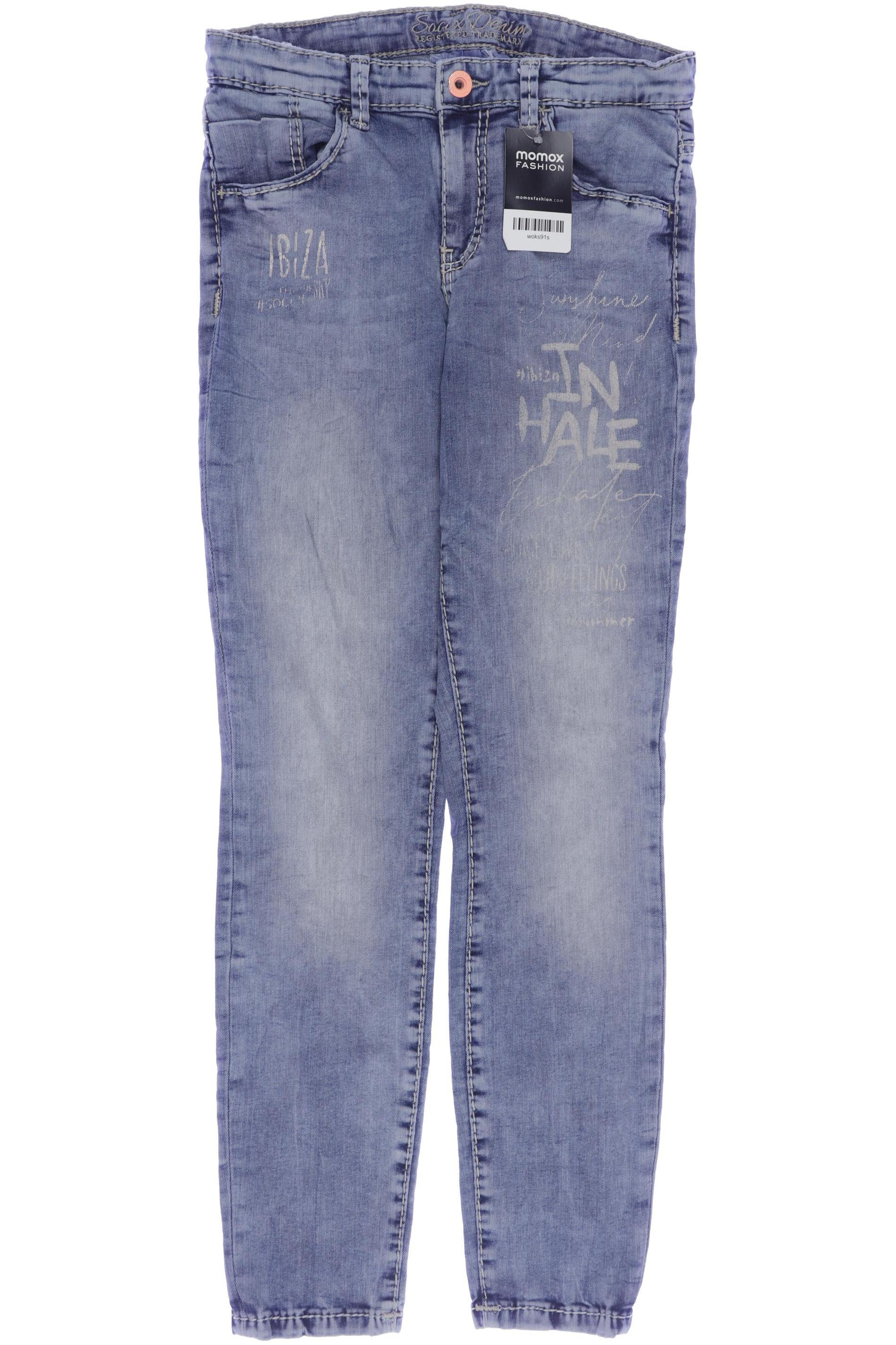

Soccx Damen Jeans, blau, Gr. 28