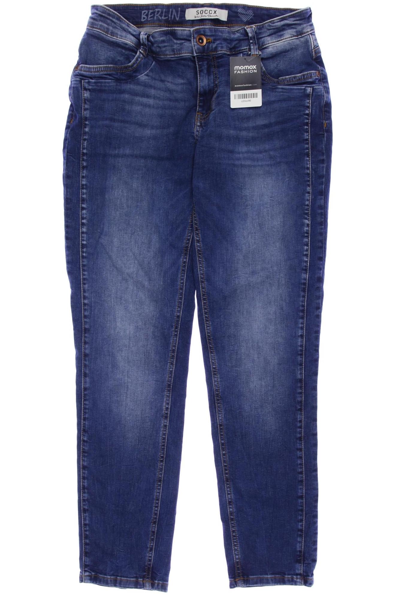 

Soccx Damen Jeans, blau, Gr. 29