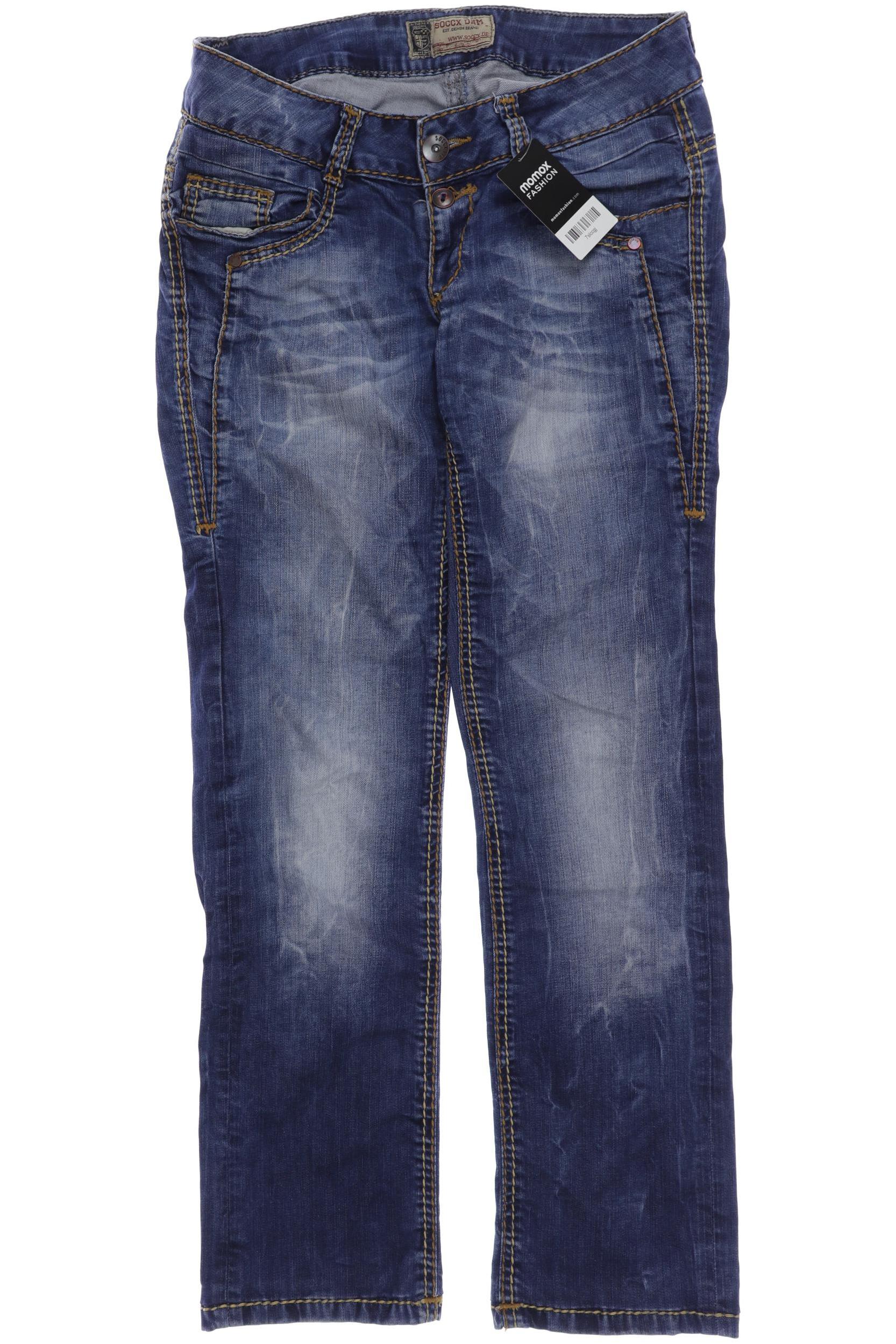 

Soccx Damen Jeans, blau, Gr. 29