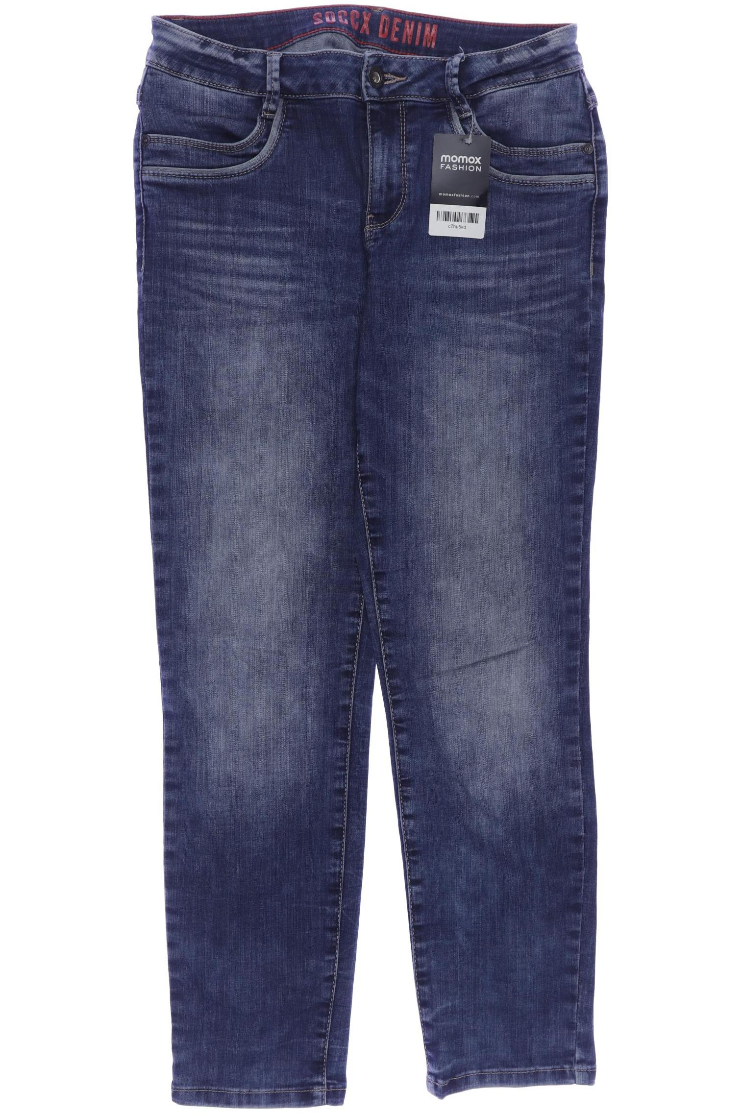 

Soccx Damen Jeans, blau, Gr. 29