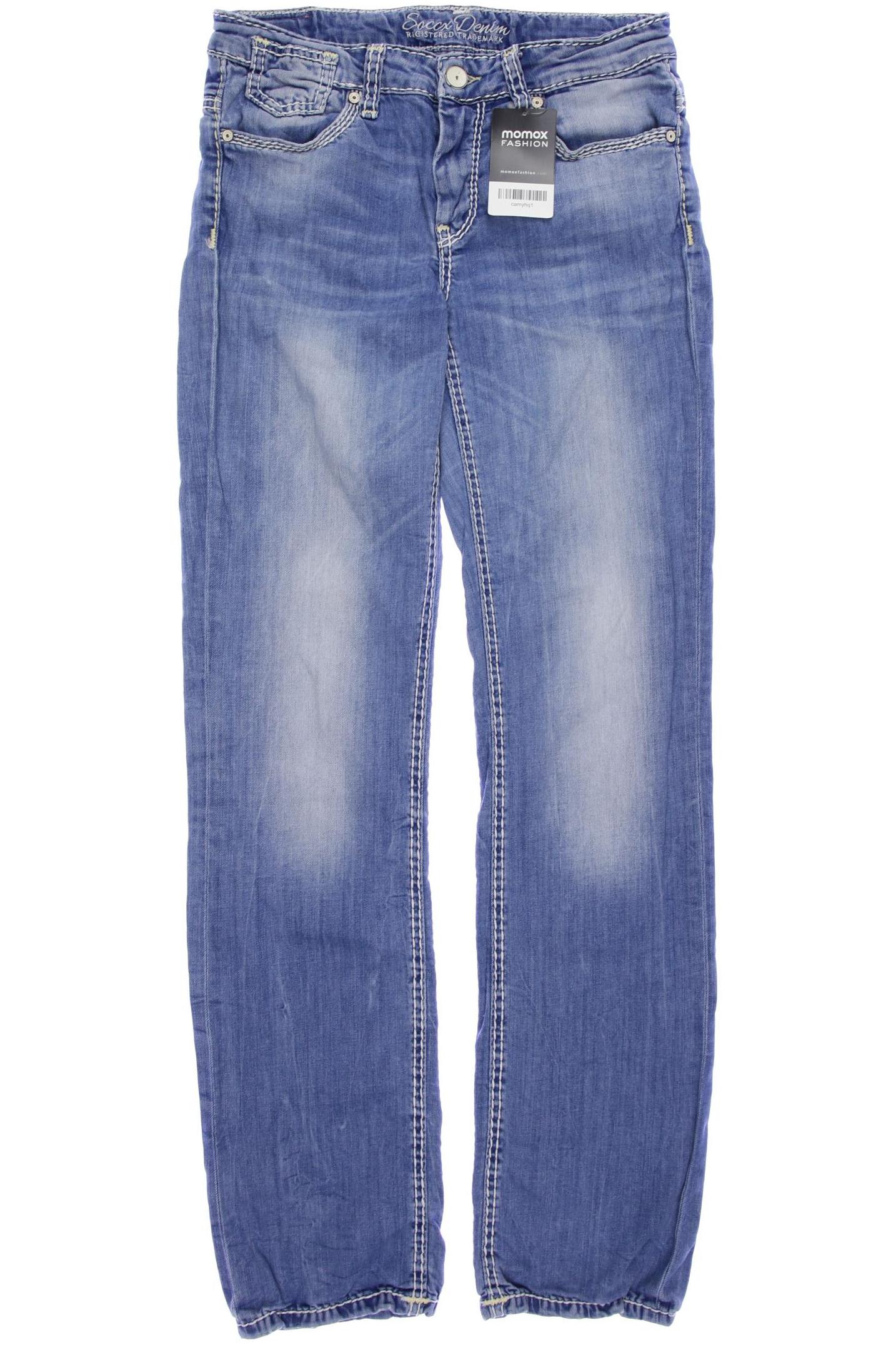 

Soccx Damen Jeans, blau, Gr. 30