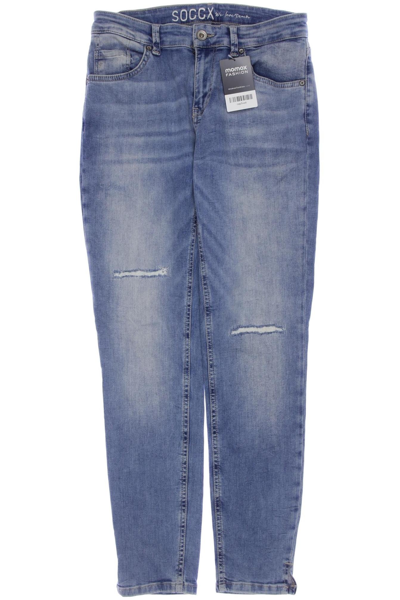 

Soccx Damen Jeans, blau, Gr. 29