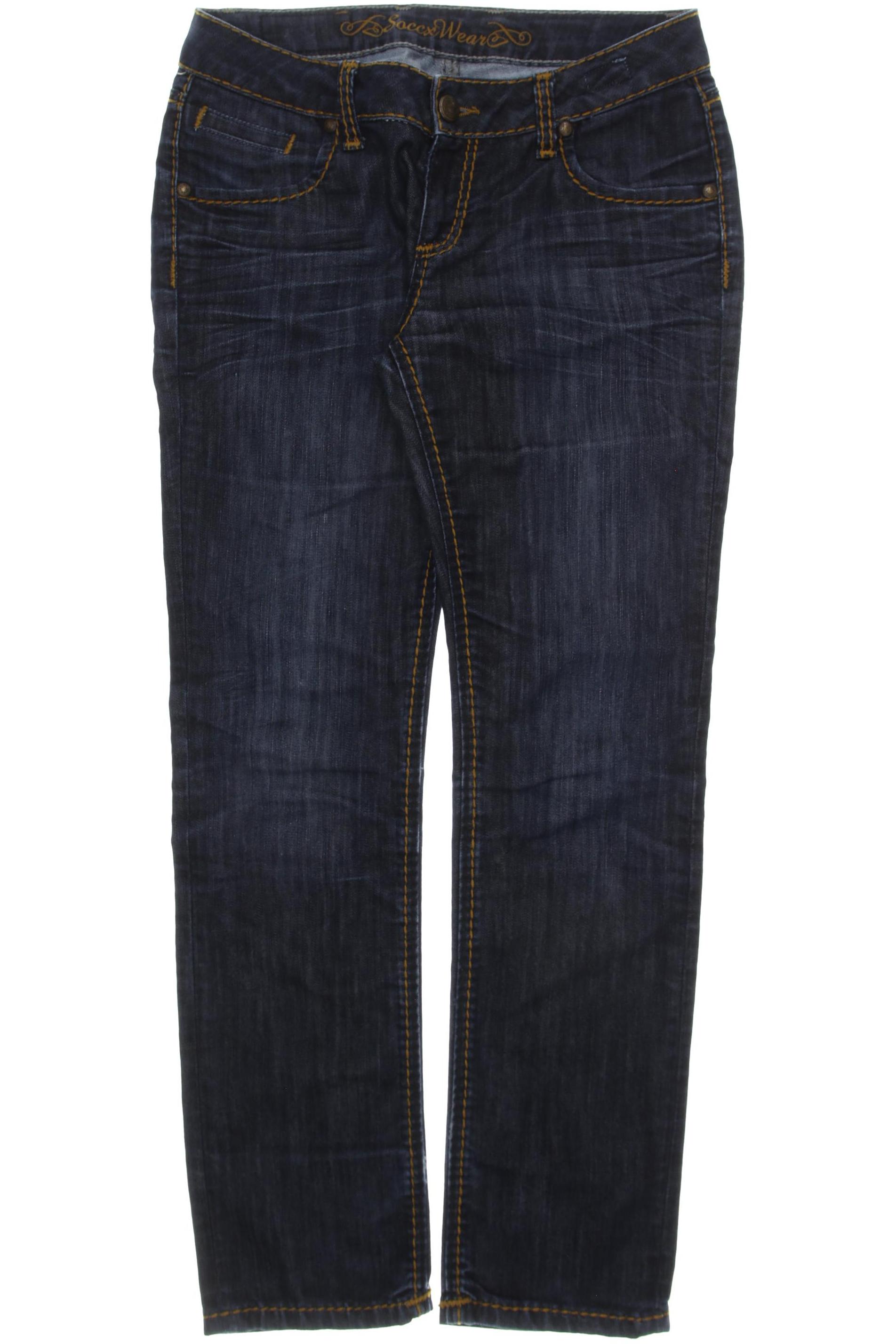 

Soccx Damen Jeans, blau, Gr. 28