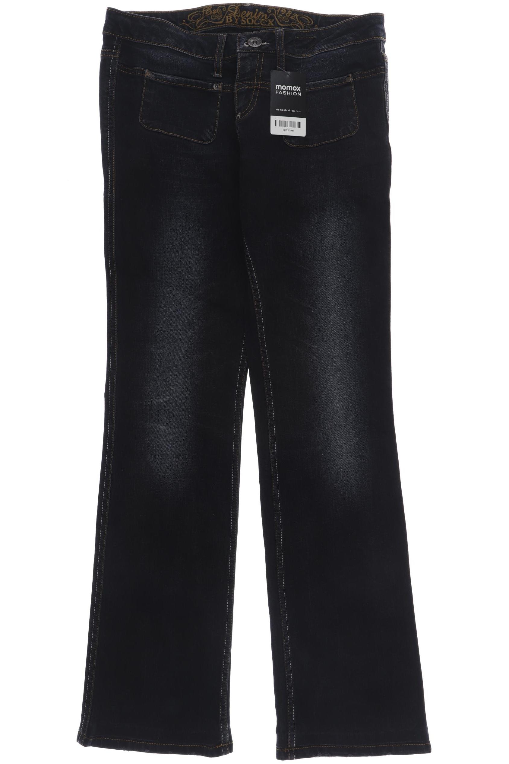 

SOCCX Damen Jeans, marineblau