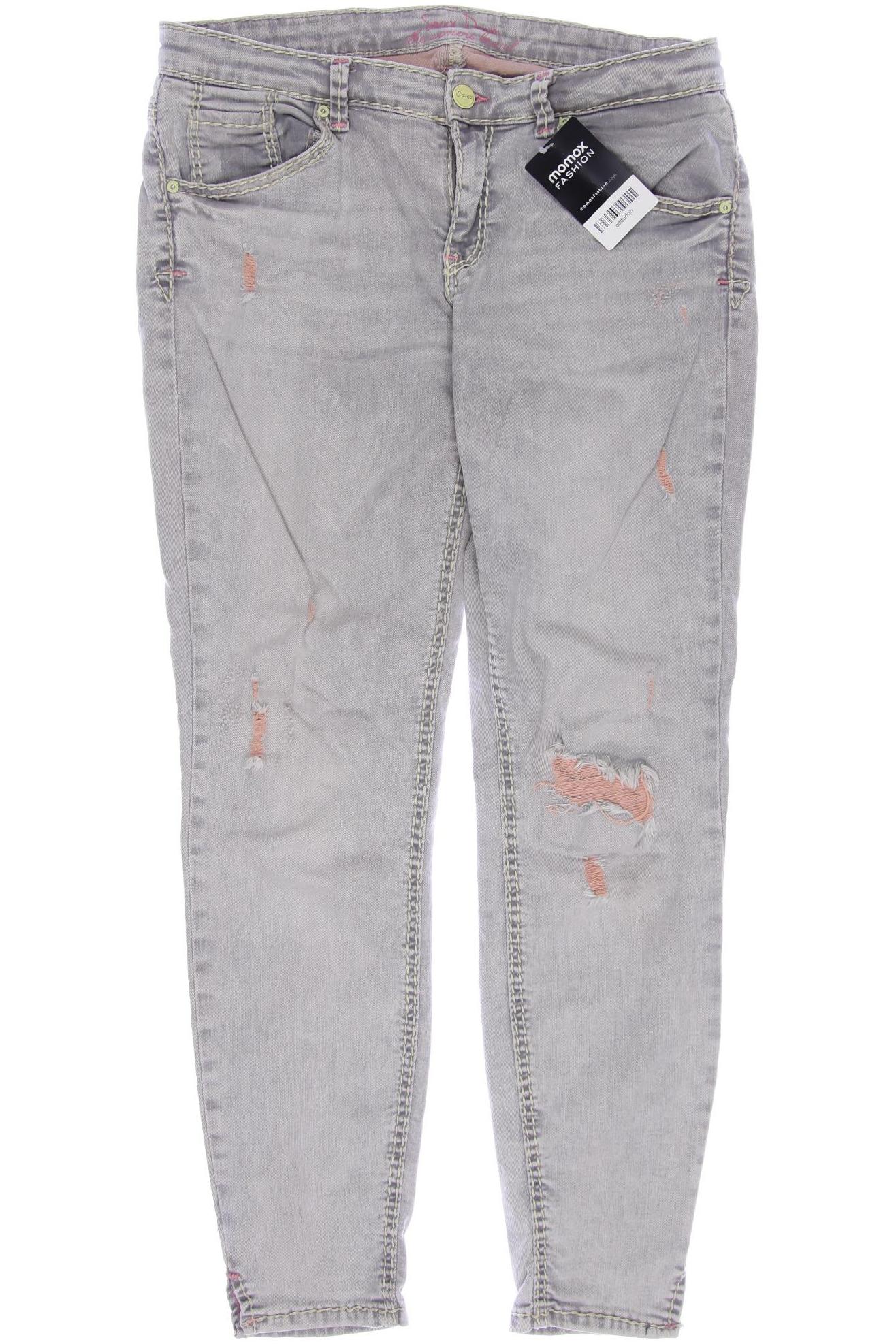 

Soccx Damen Jeans, grau, Gr. 31