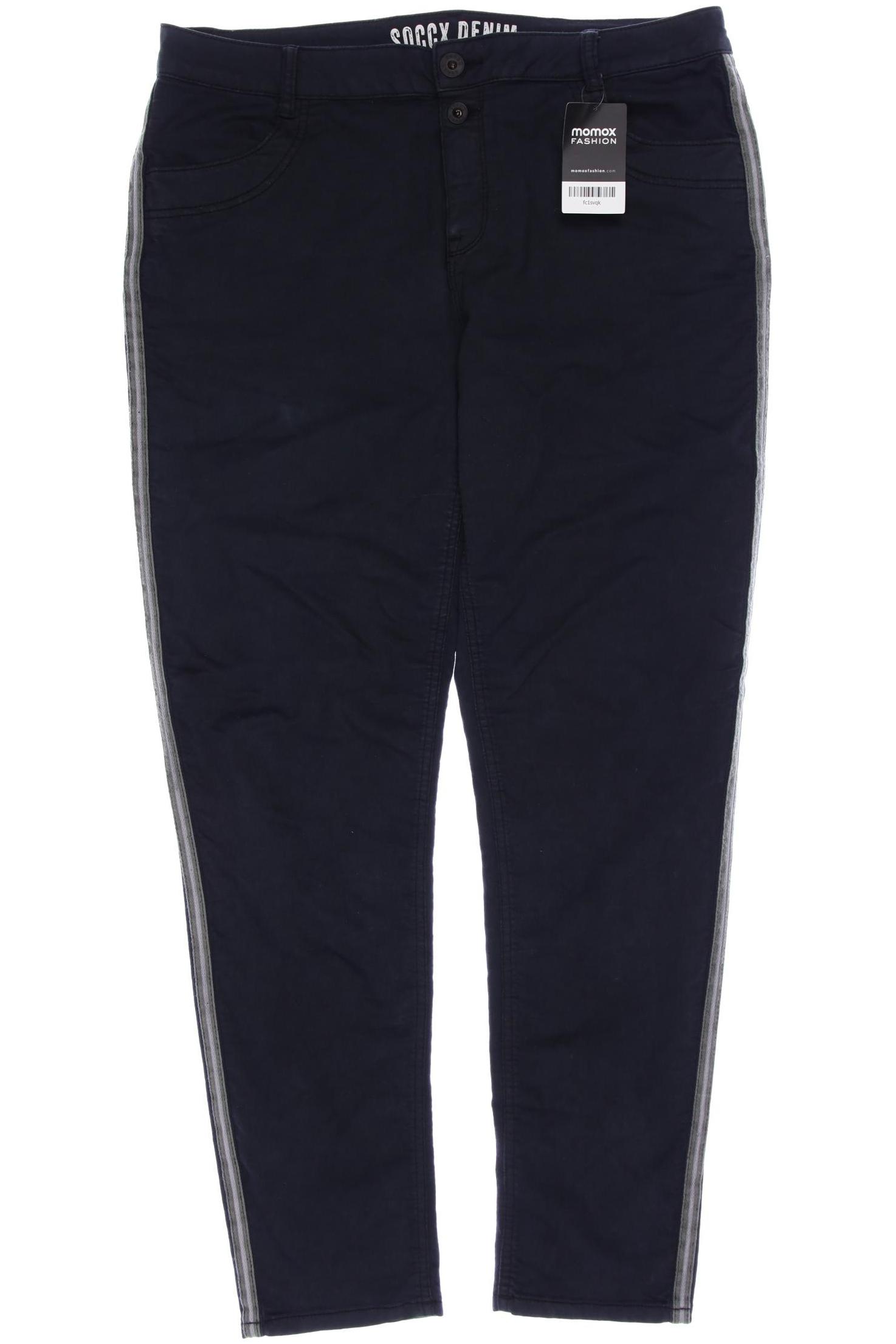 

SOCCX Damen Jeans, marineblau