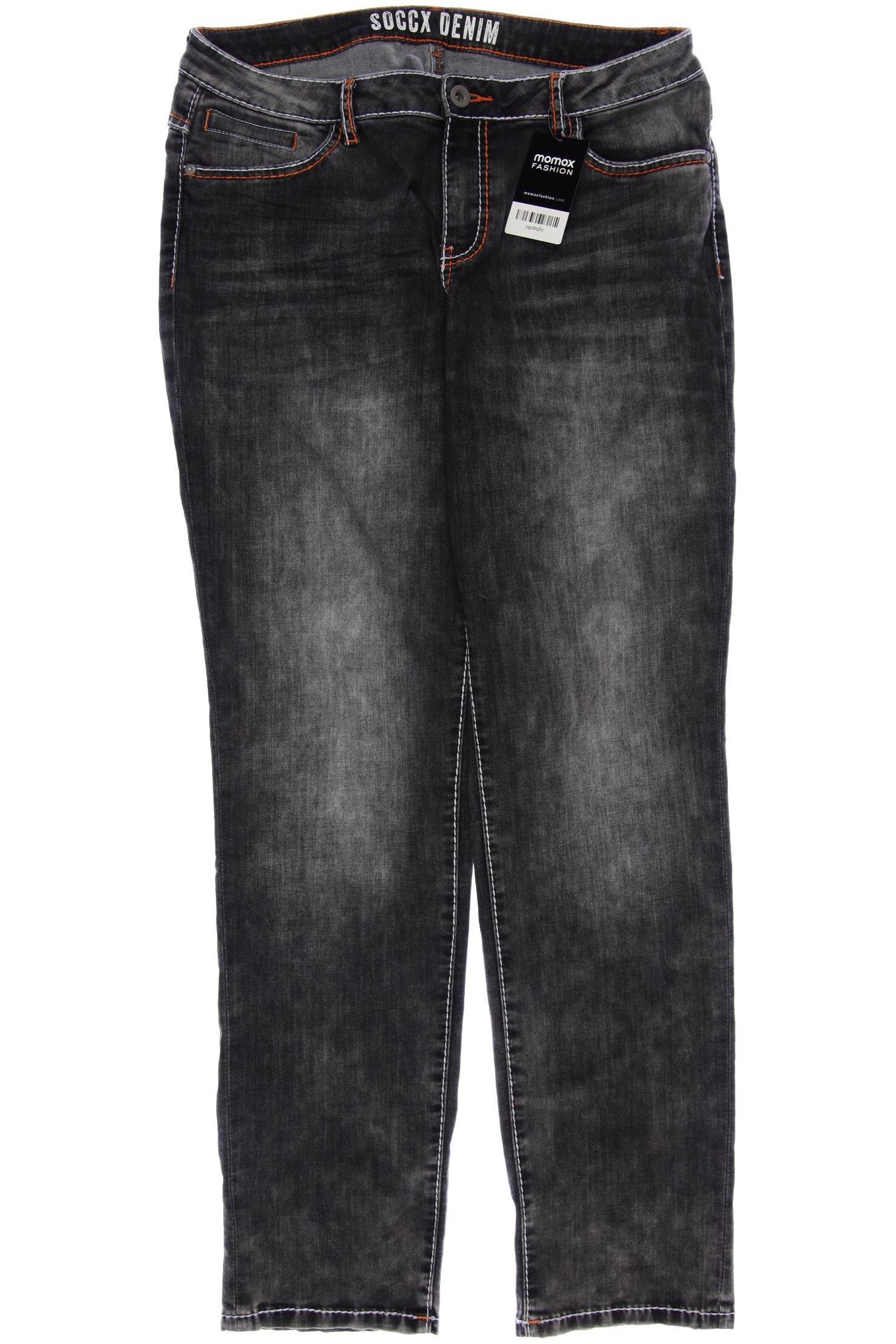 

Soccx Damen Jeans, grau, Gr. 44