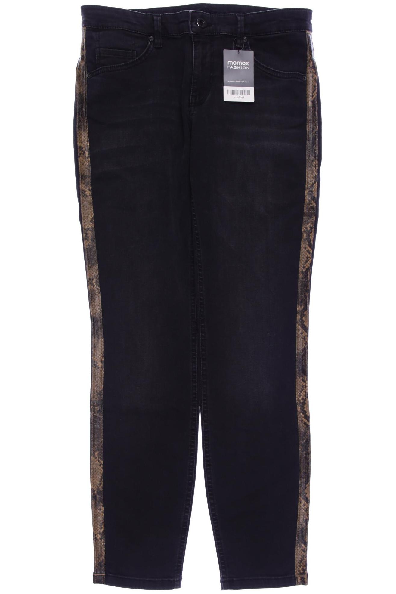 

SOCCX Damen Jeans, schwarz