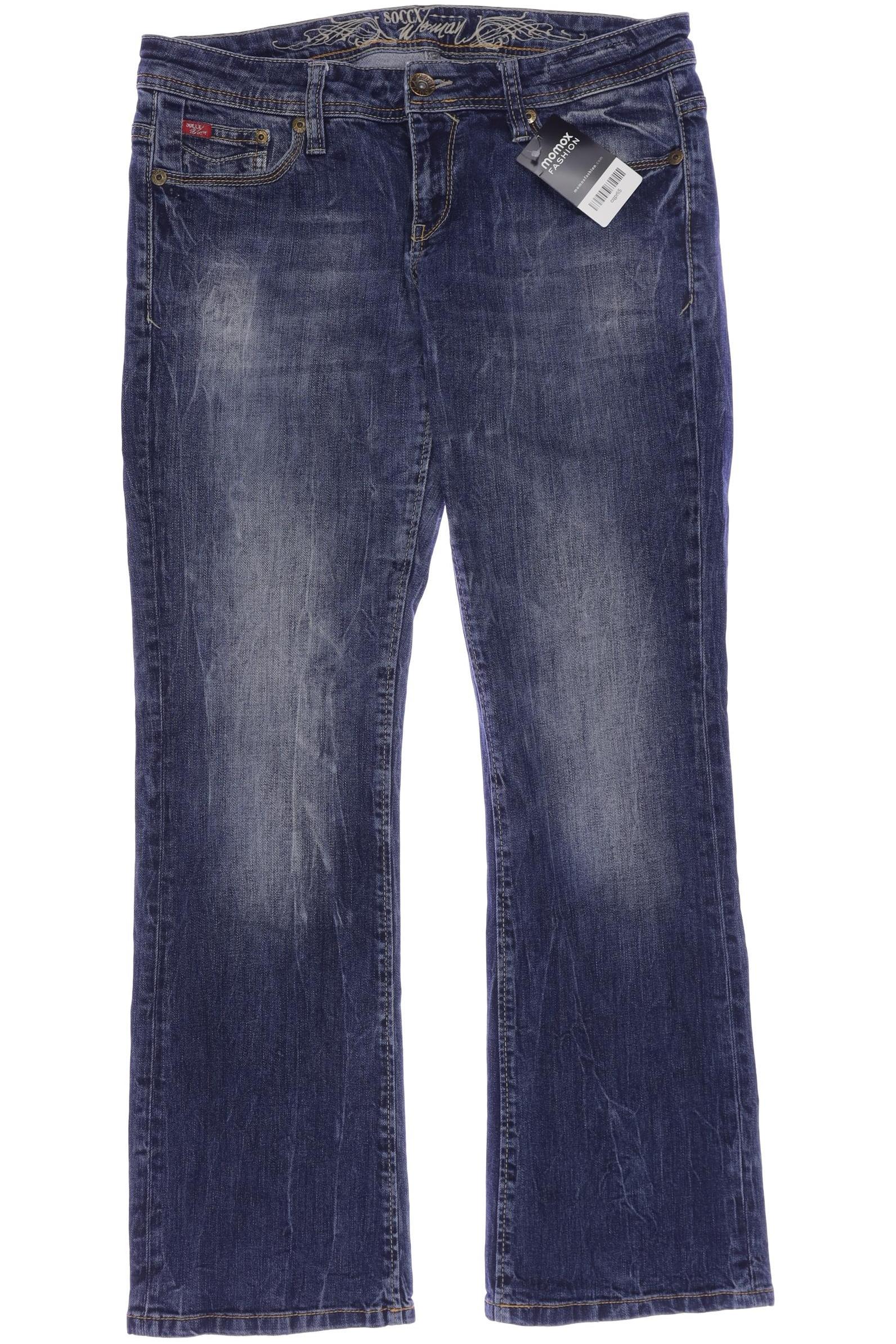 

Soccx Damen Jeans, blau, Gr. 44