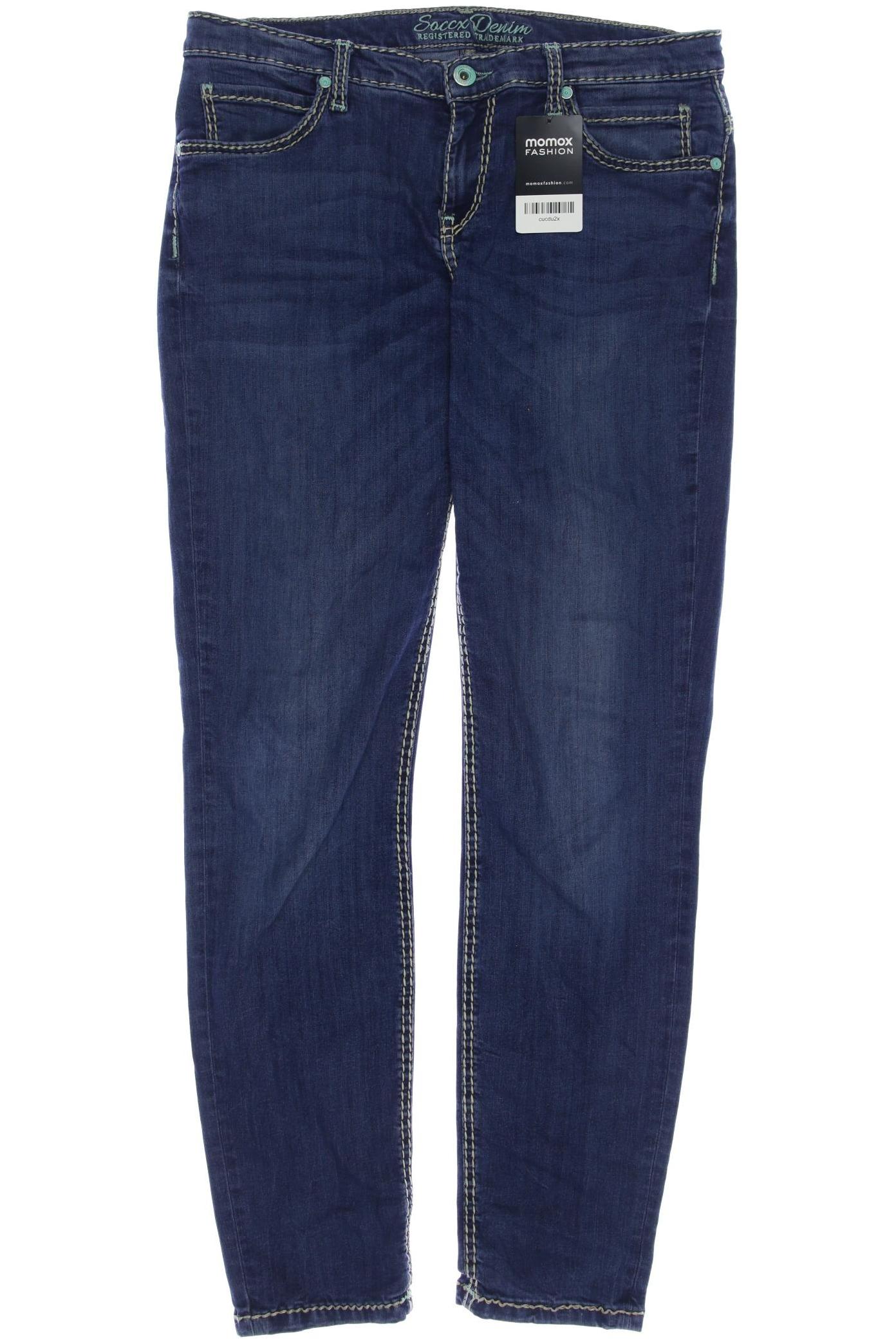 

Soccx Damen Jeans, marineblau, Gr. 30
