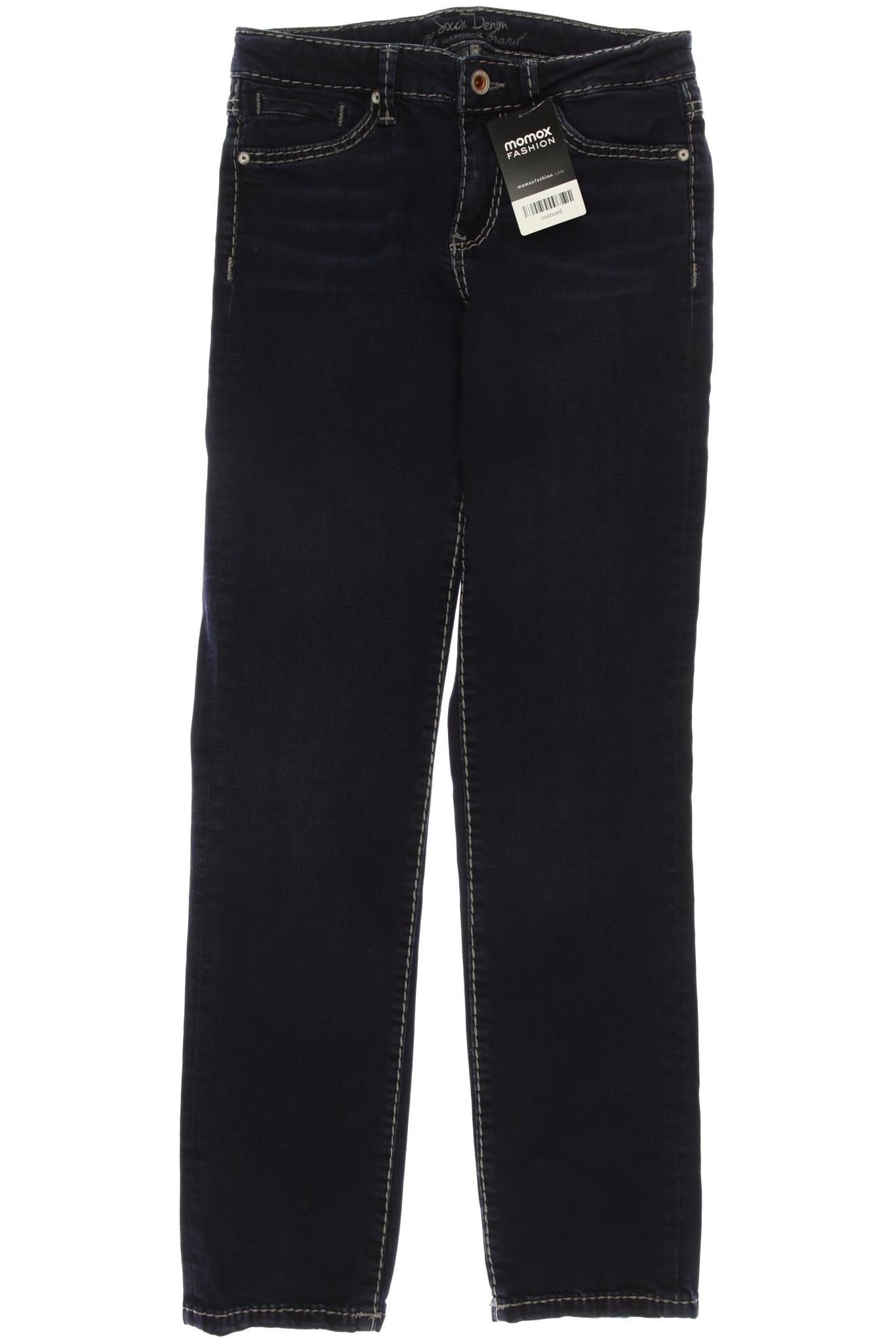 

SOCCX Damen Jeans, marineblau