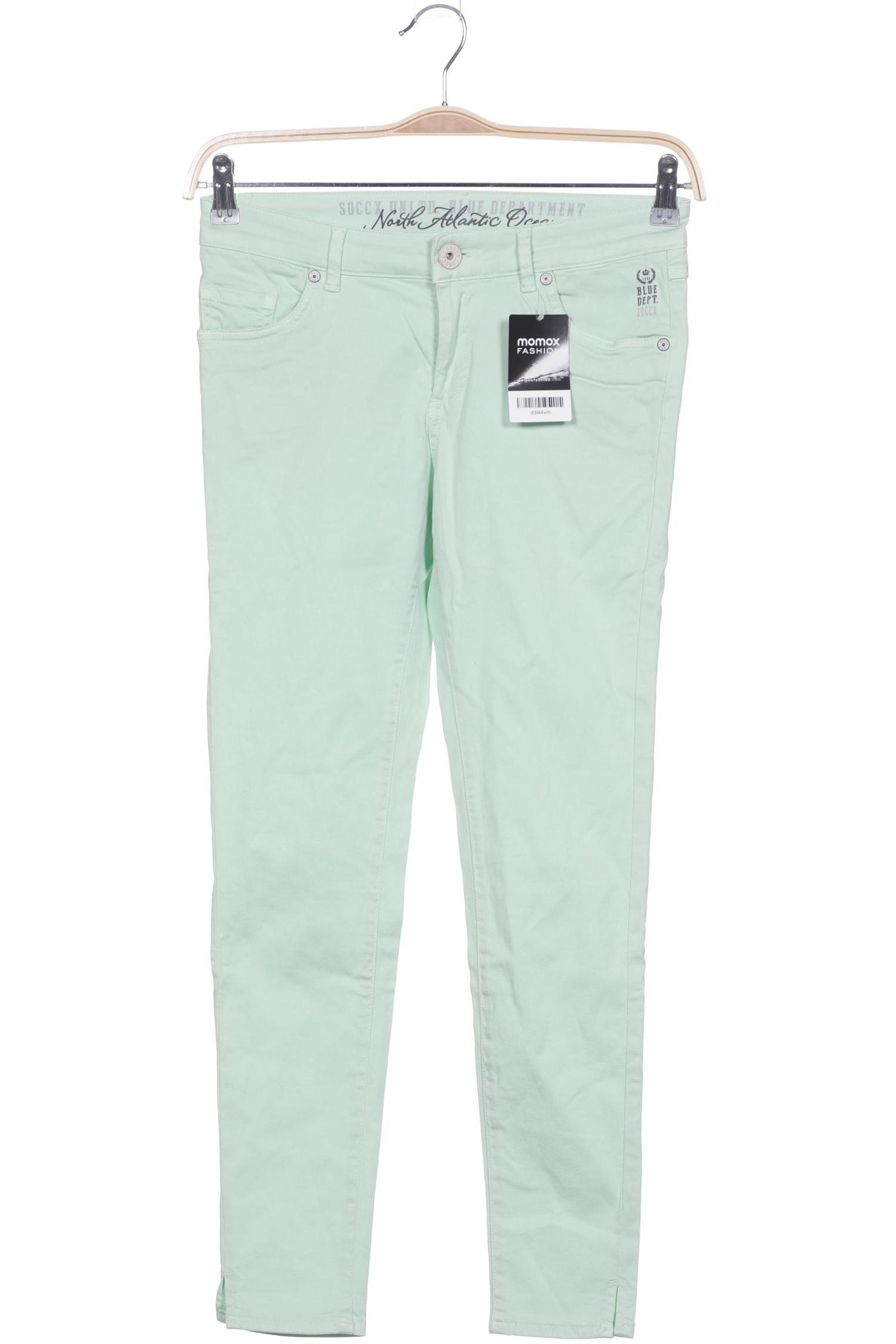 

Soccx Damen Jeans, hellgrün, Gr. 40
