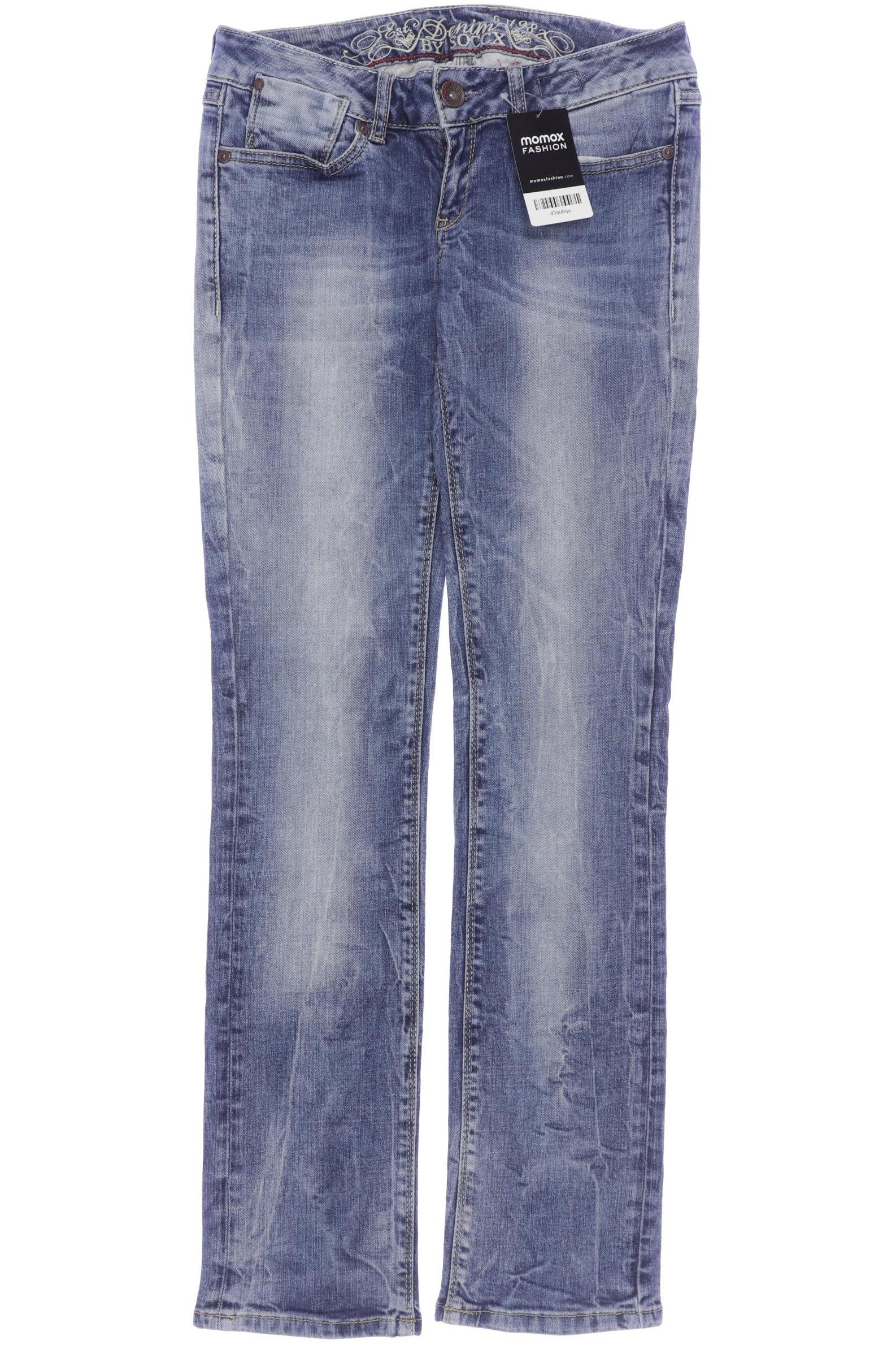 

Soccx Damen Jeans, blau, Gr. 28