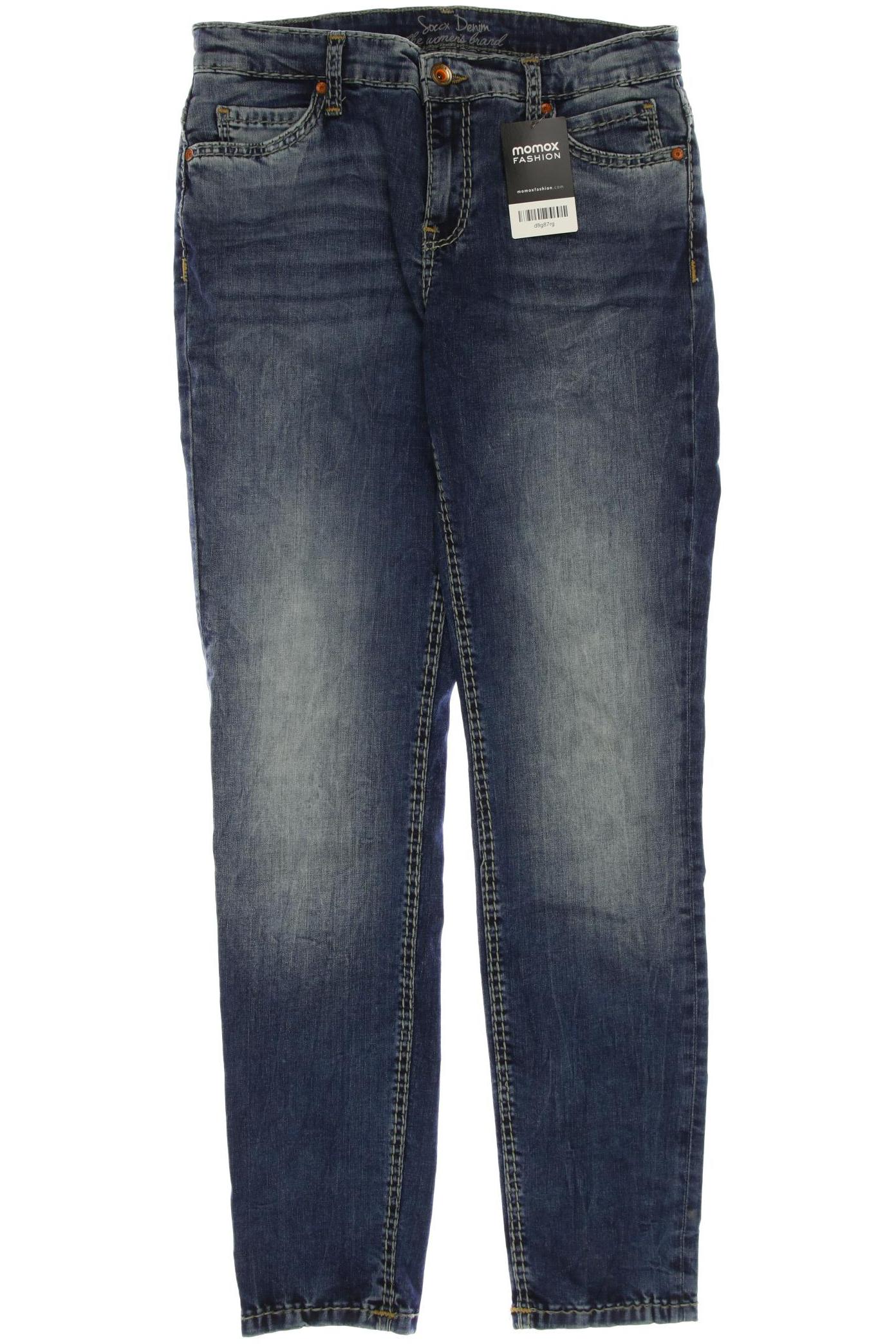 

SOCCX Damen Jeans, marineblau