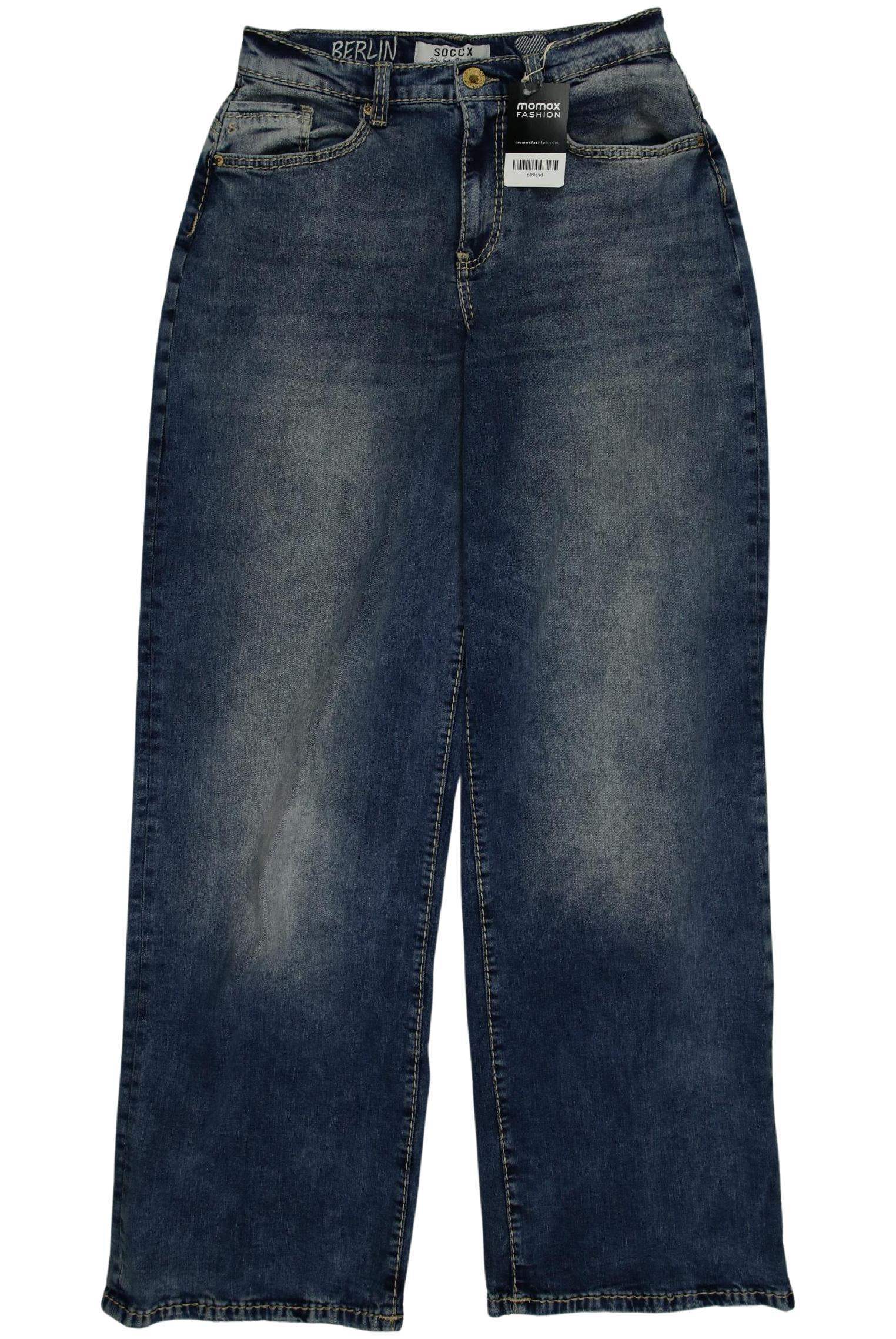 

Soccx Damen Jeans, blau, Gr. 28