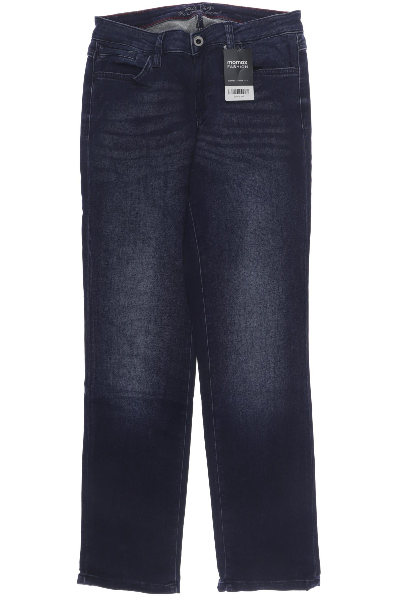 

SOCCX Damen Jeans, blau