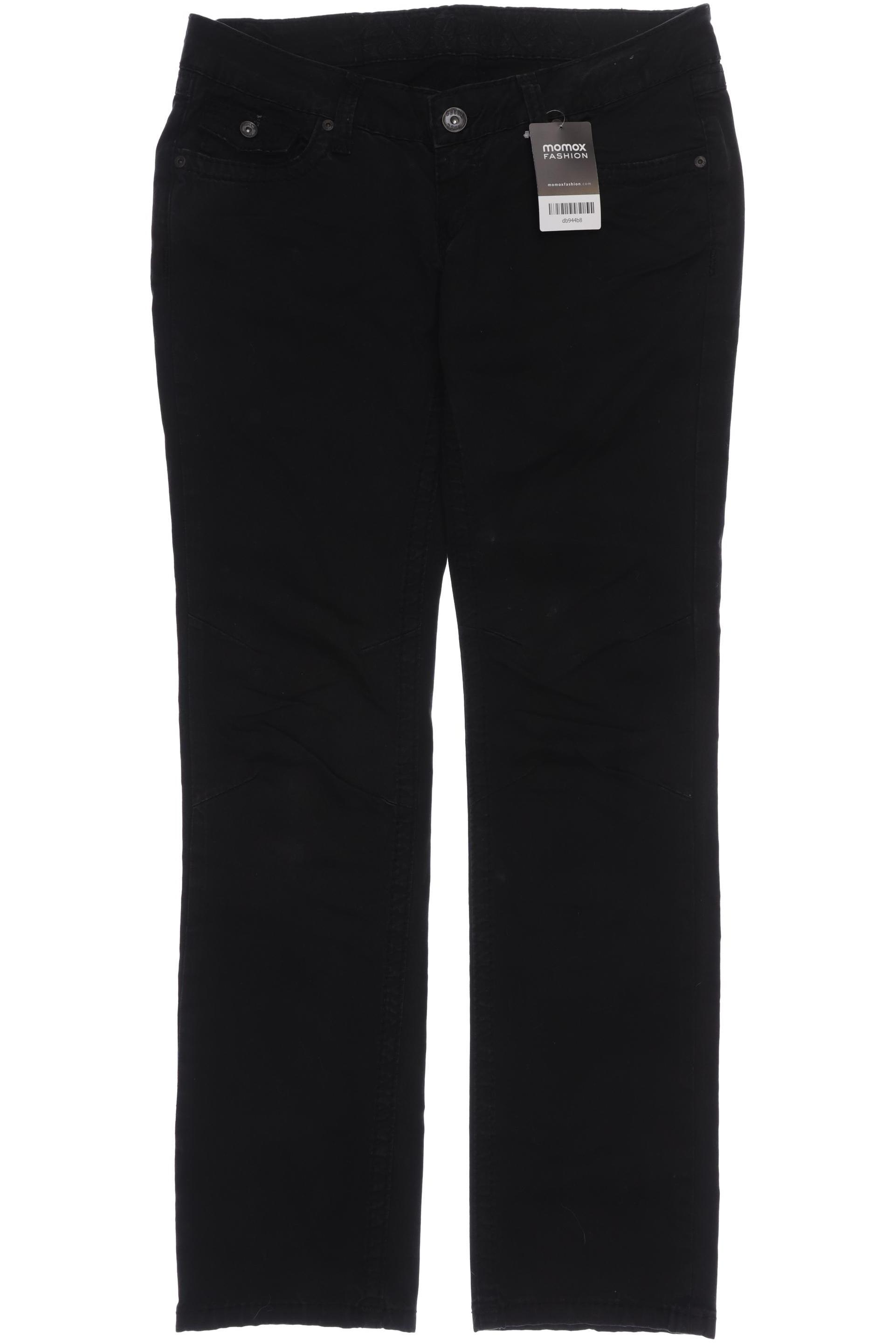 

Soccx Damen Jeans, schwarz, Gr. 30