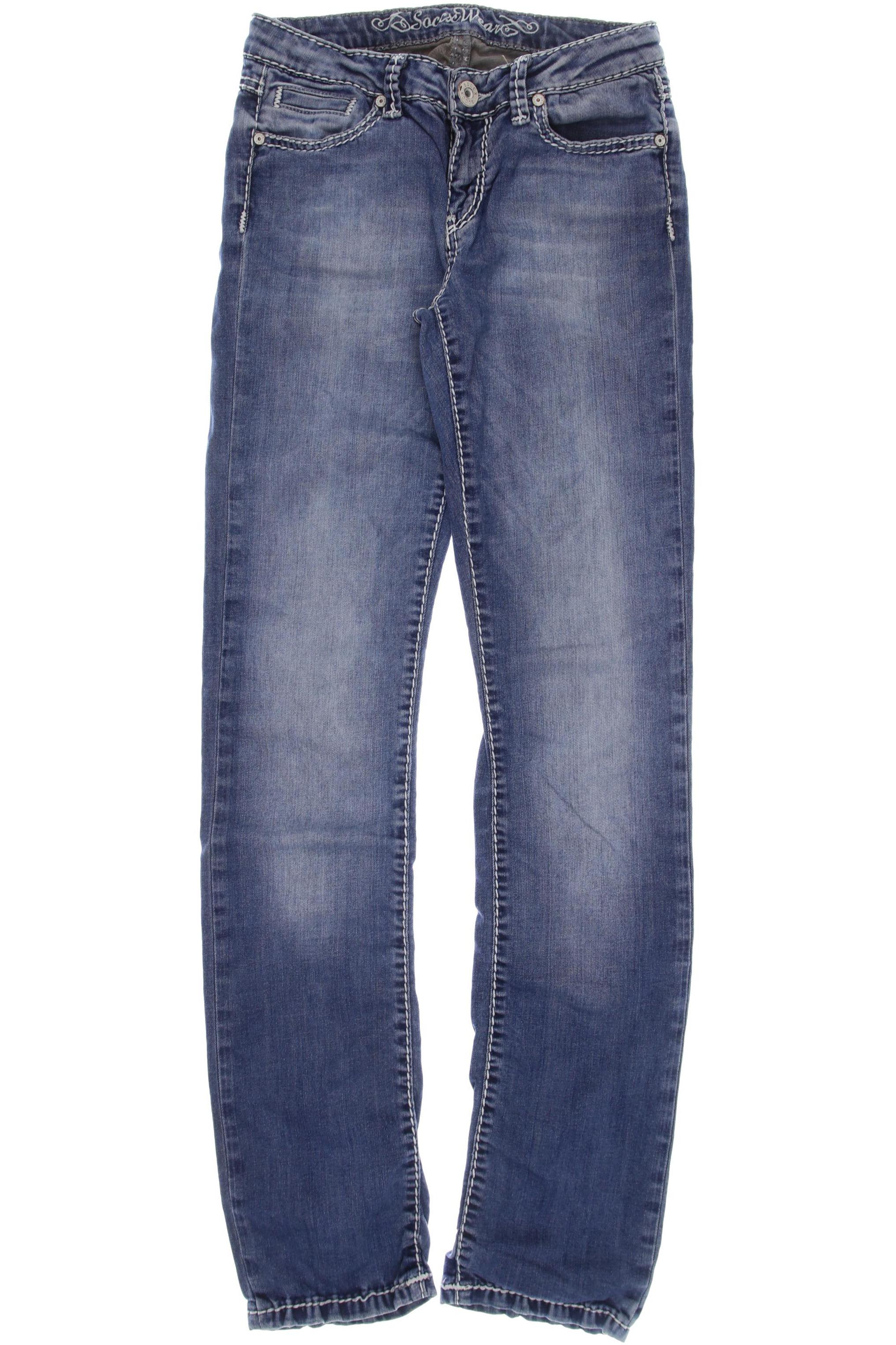 

Soccx Damen Jeans, blau, Gr. 27