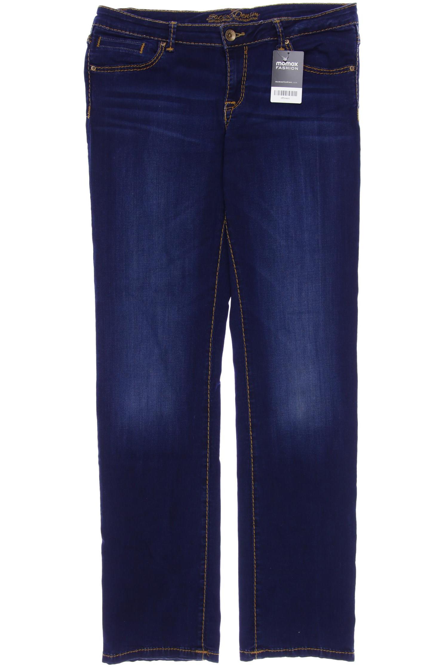 

SOCCX Damen Jeans, marineblau