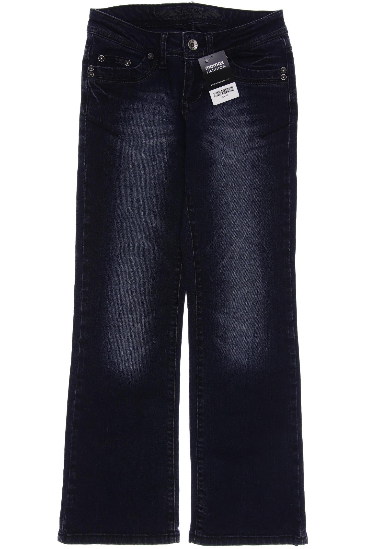 

Soccx Damen Jeans, marineblau, Gr. 27