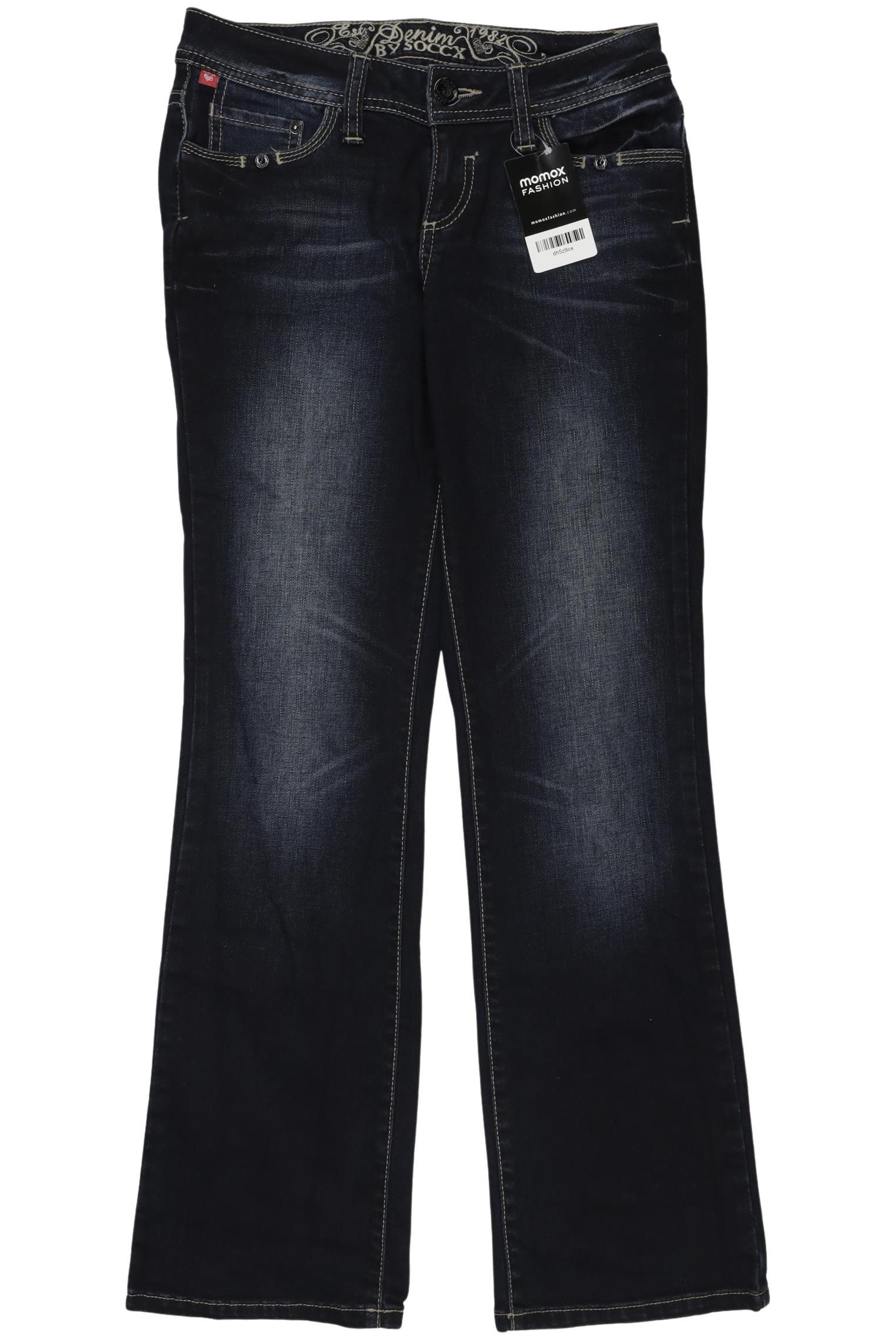 

Soccx Damen Jeans, marineblau, Gr. 27