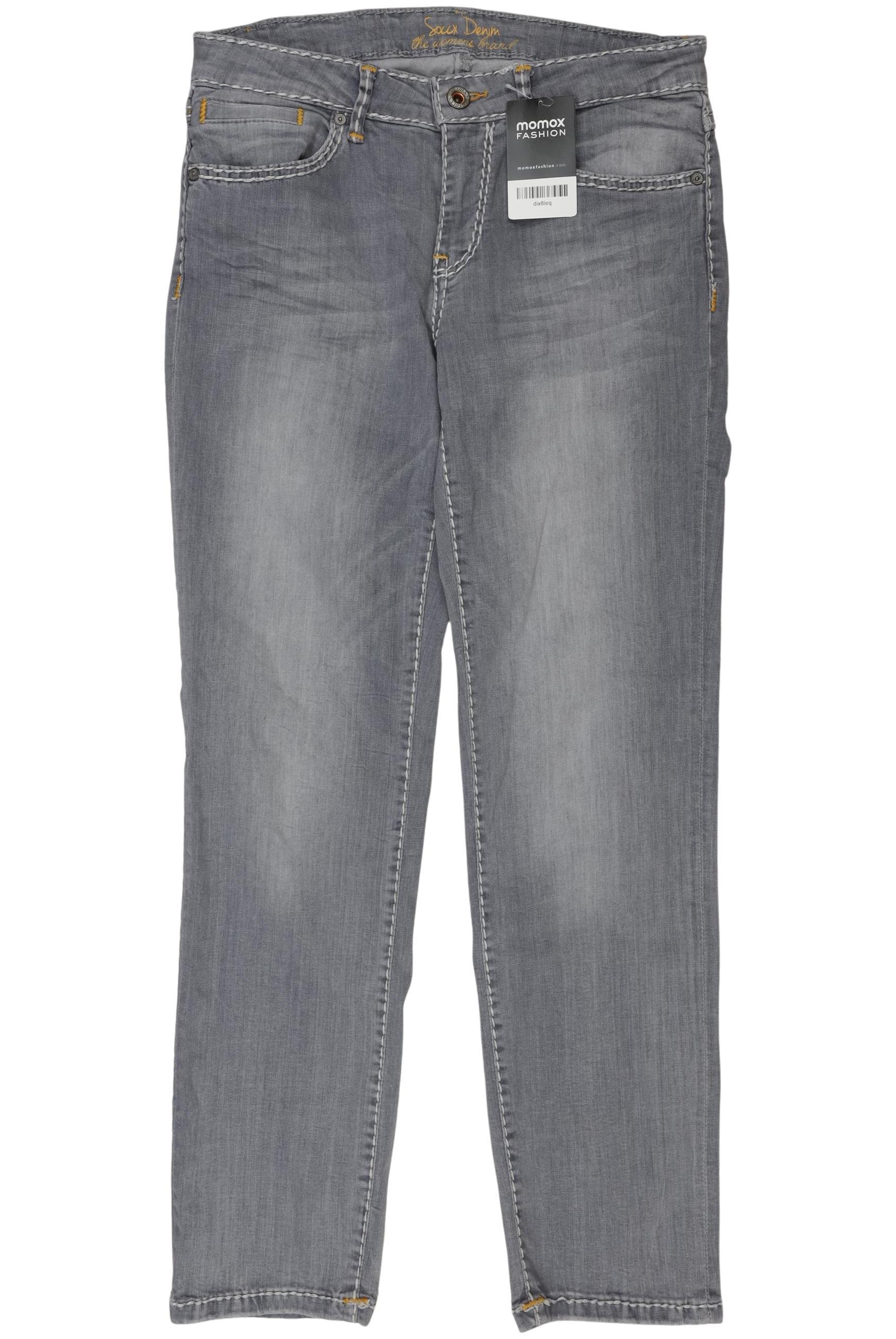 

Soccx Damen Jeans, grau, Gr. 30