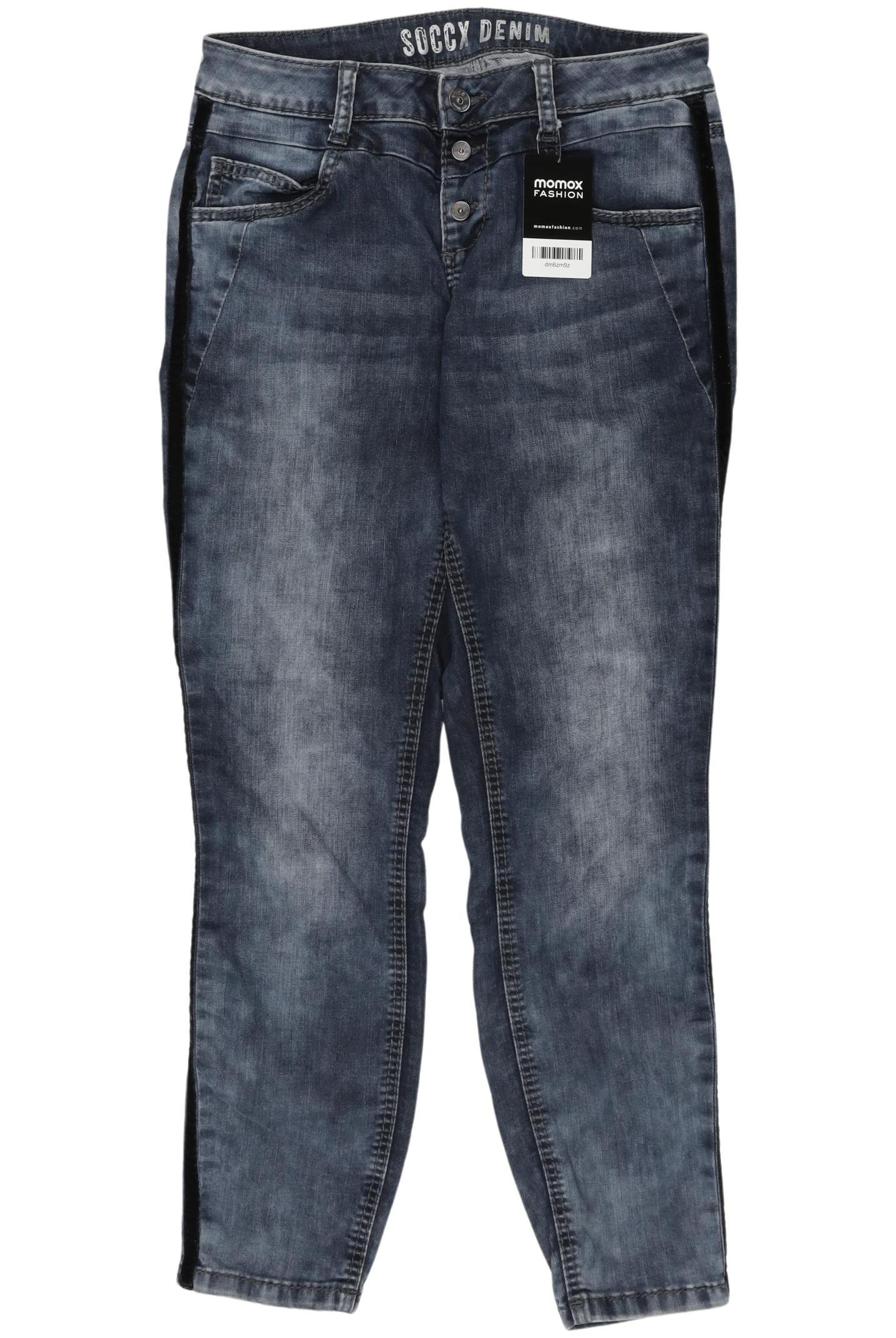

Soccx Damen Jeans, blau, Gr. 29