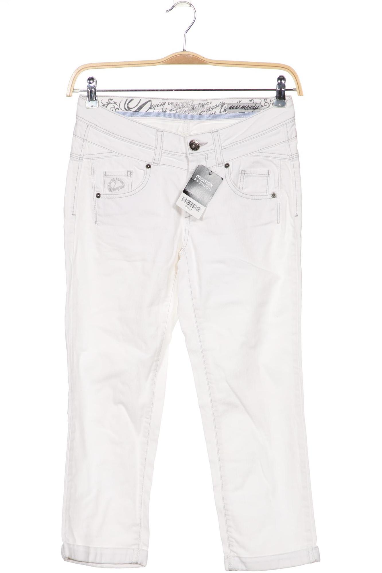 

SOCCX Damen Jeans, weiß