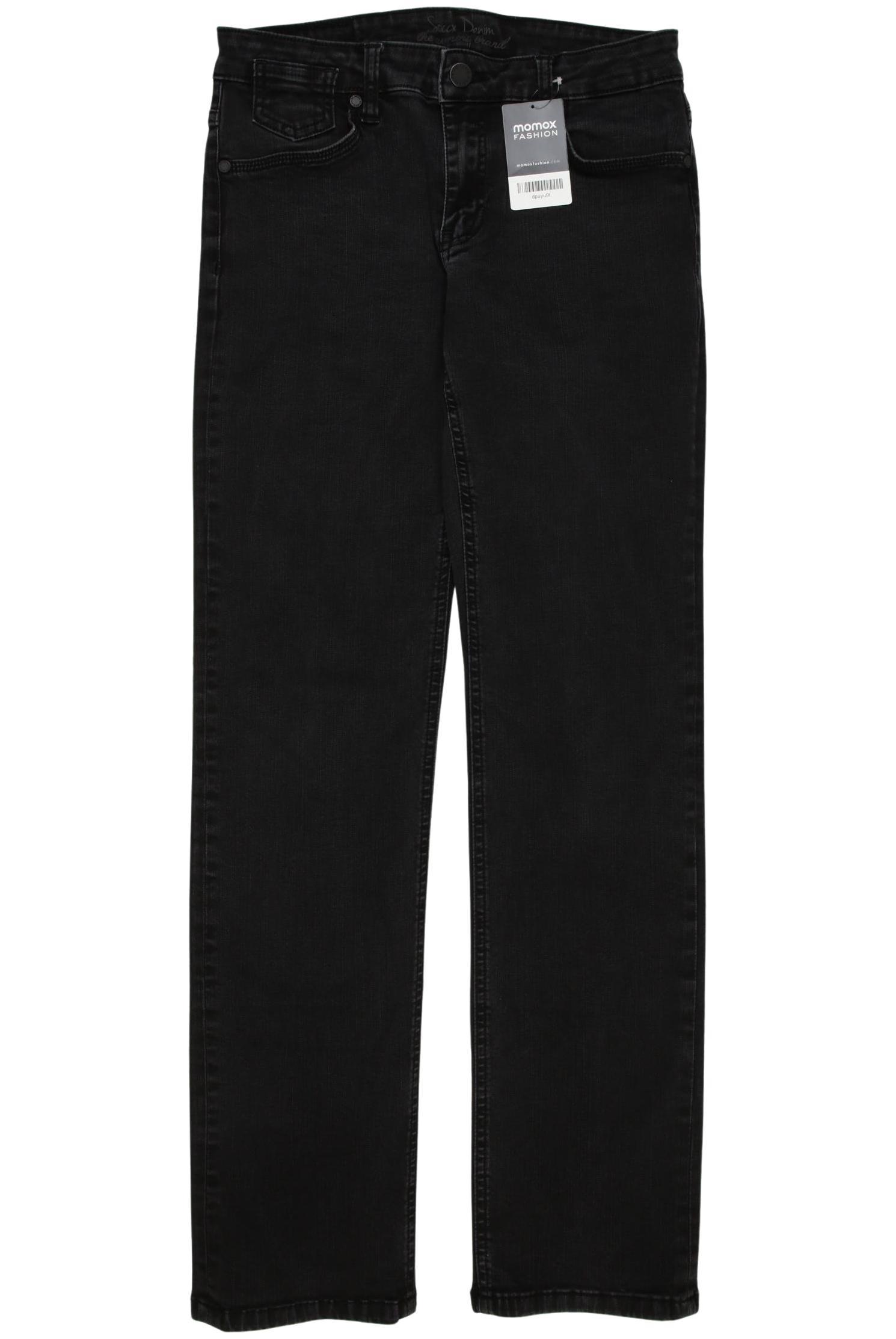 

Soccx Damen Jeans, schwarz, Gr. 31