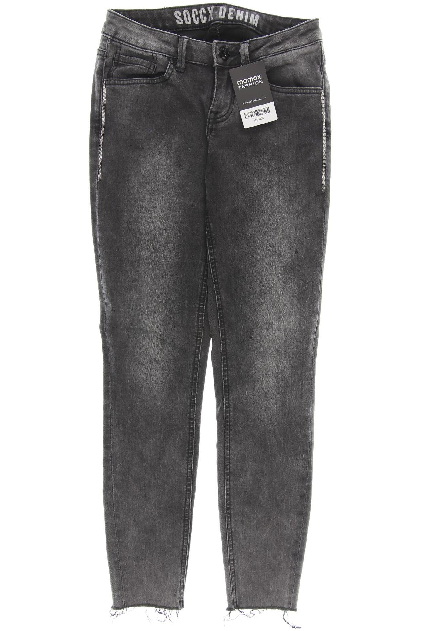 

SOCCX Damen Jeans, grau