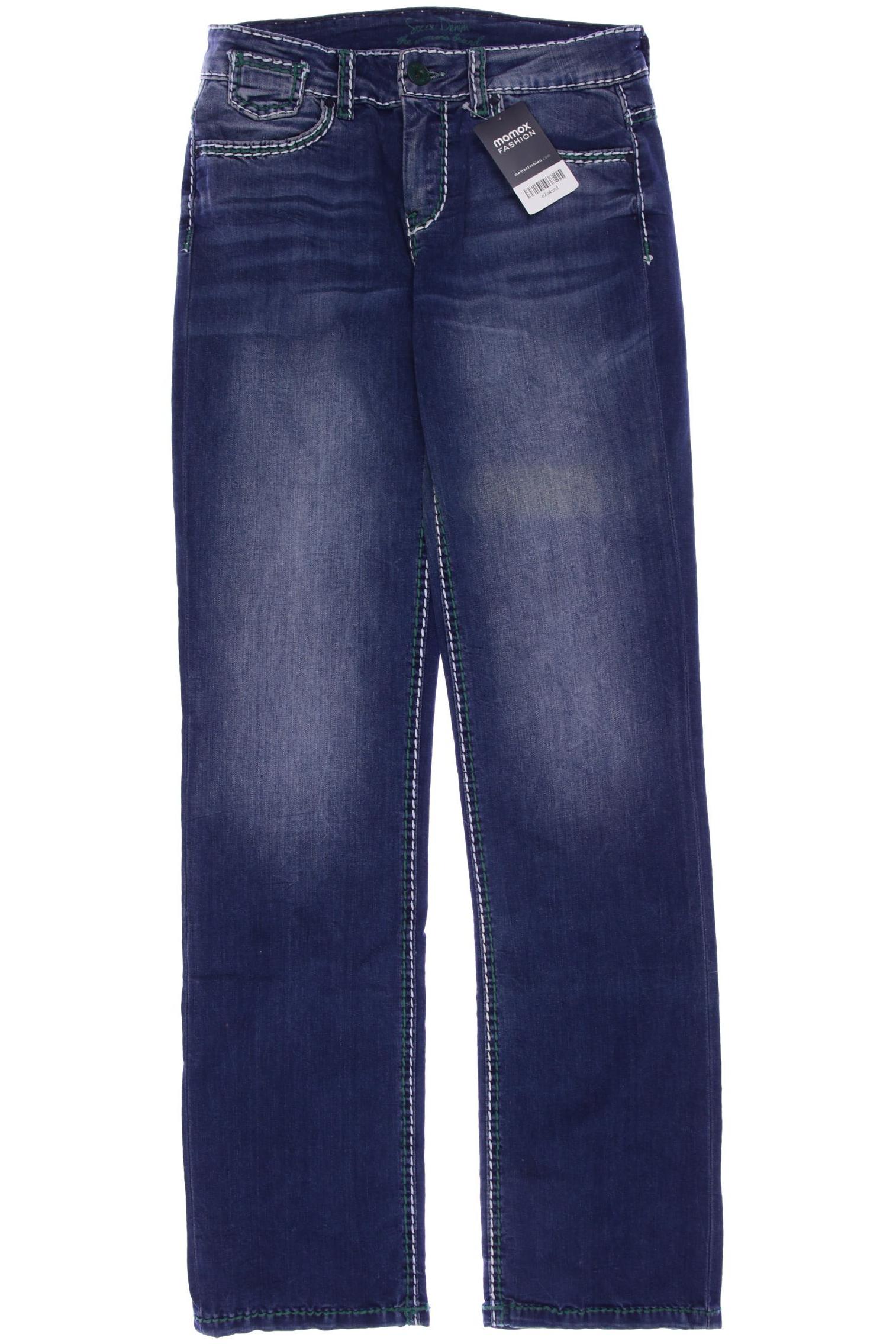 

SOCCX Damen Jeans, blau