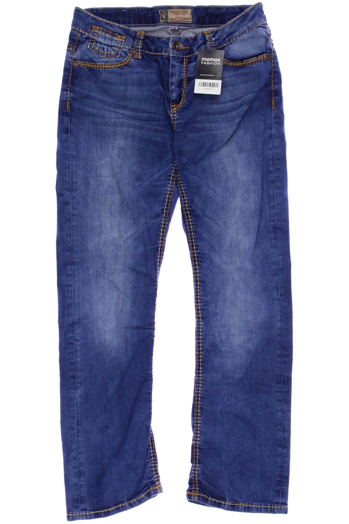 

Soccx Damen Jeans, blau, Gr. 30