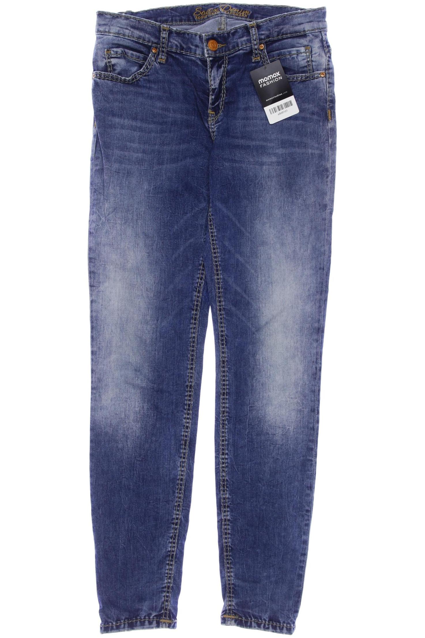 

Soccx Damen Jeans, marineblau, Gr. 28