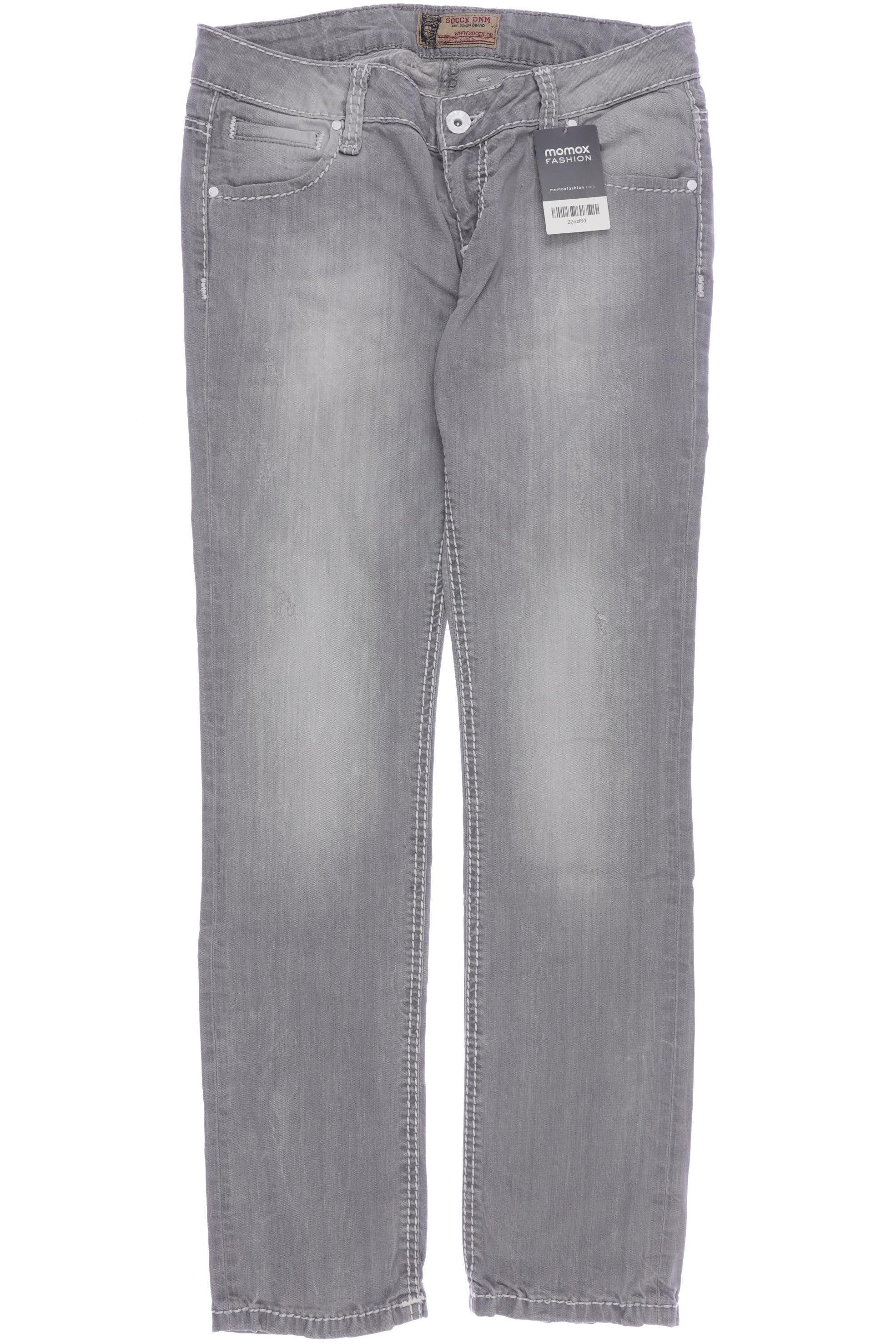 

Soccx Damen Jeans, grau, Gr. 30