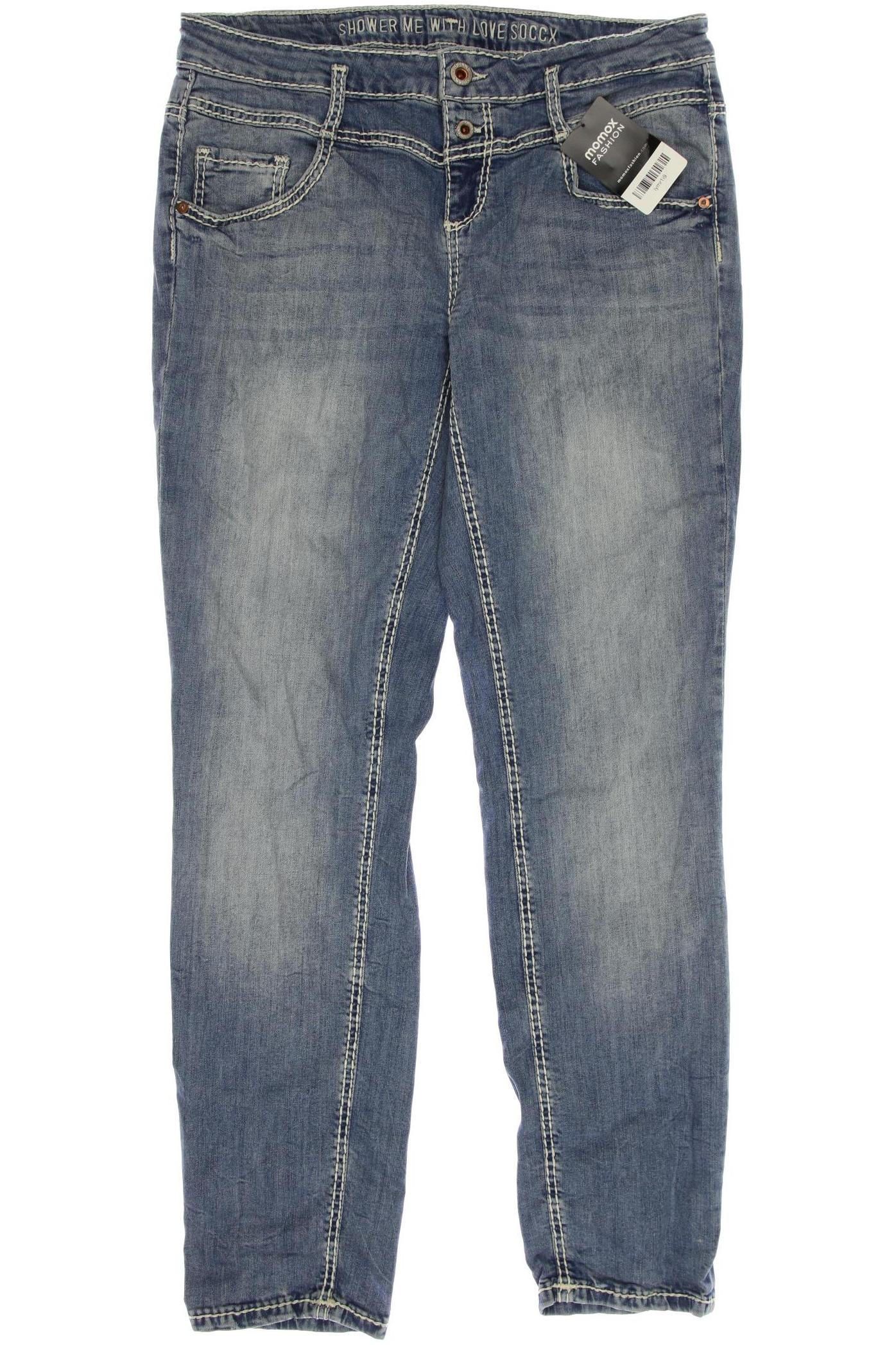 

Soccx Damen Jeans, hellblau, Gr. 30