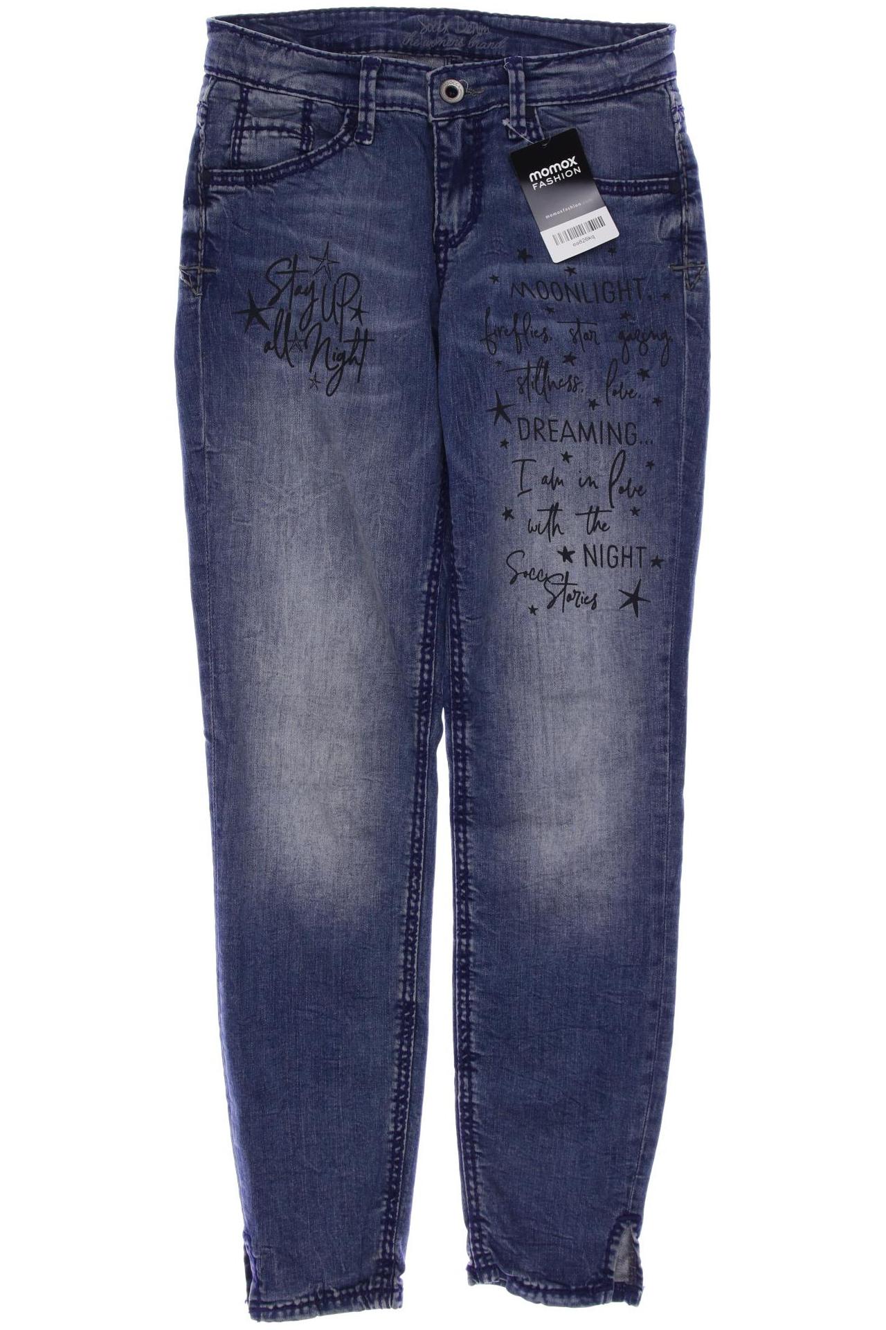 

SOCCX Damen Jeans, blau