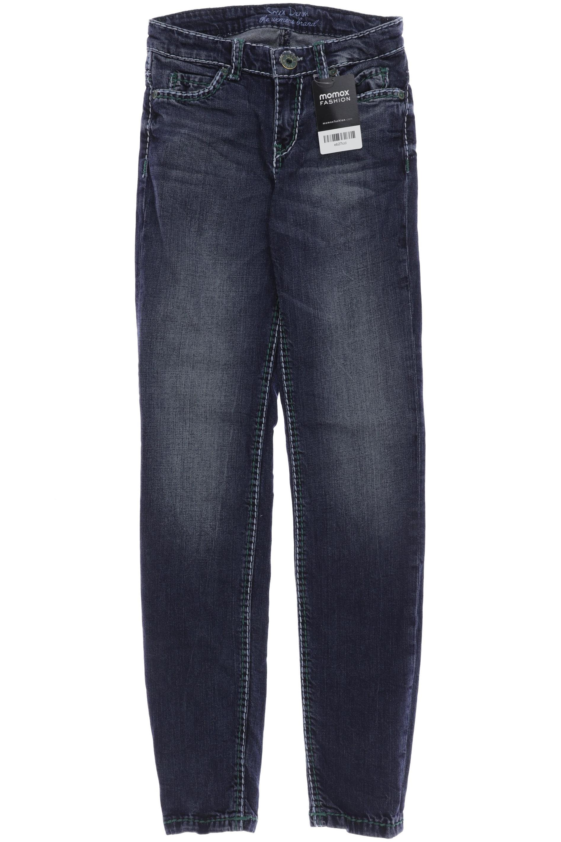 

SOCCX Damen Jeans, marineblau