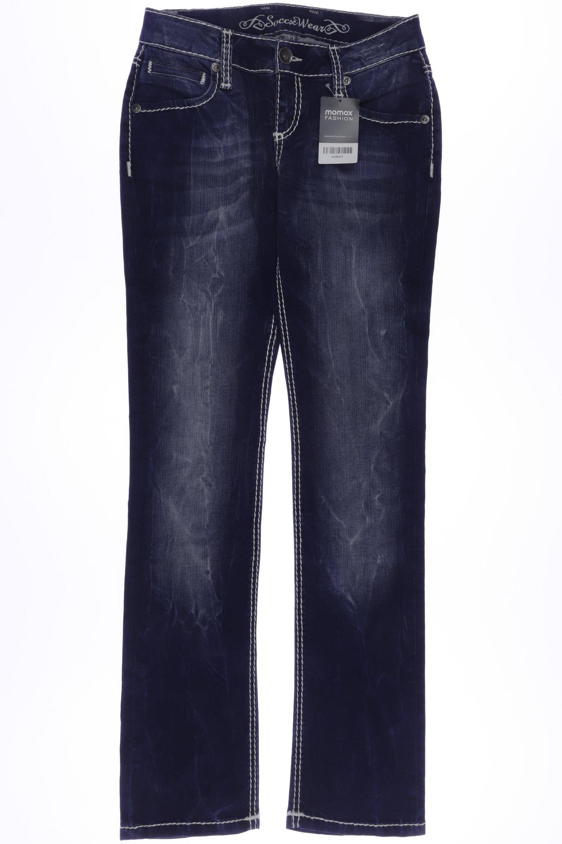 

Soccx Damen Jeans, marineblau, Gr. 29