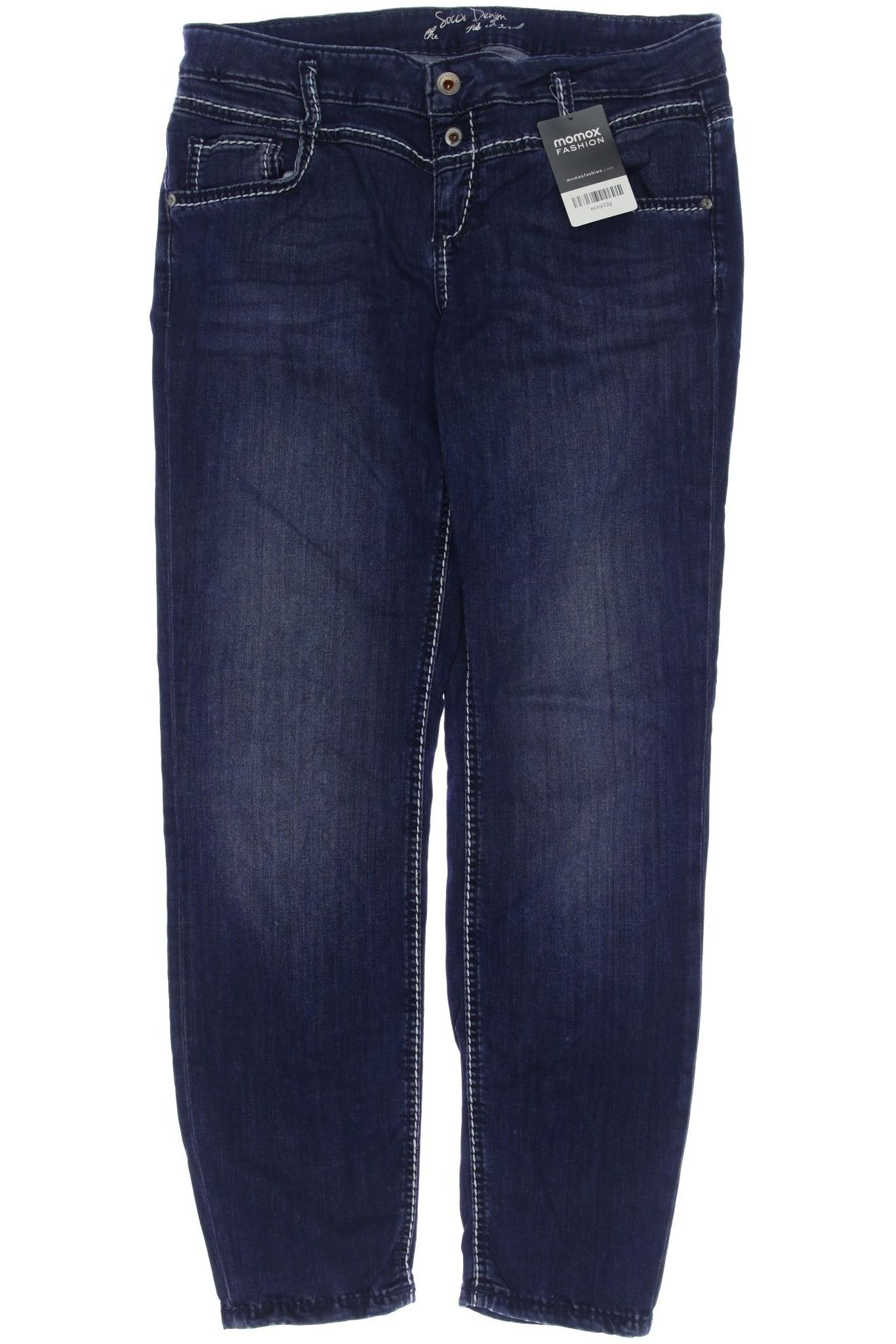 

Soccx Damen Jeans, marineblau, Gr. 30