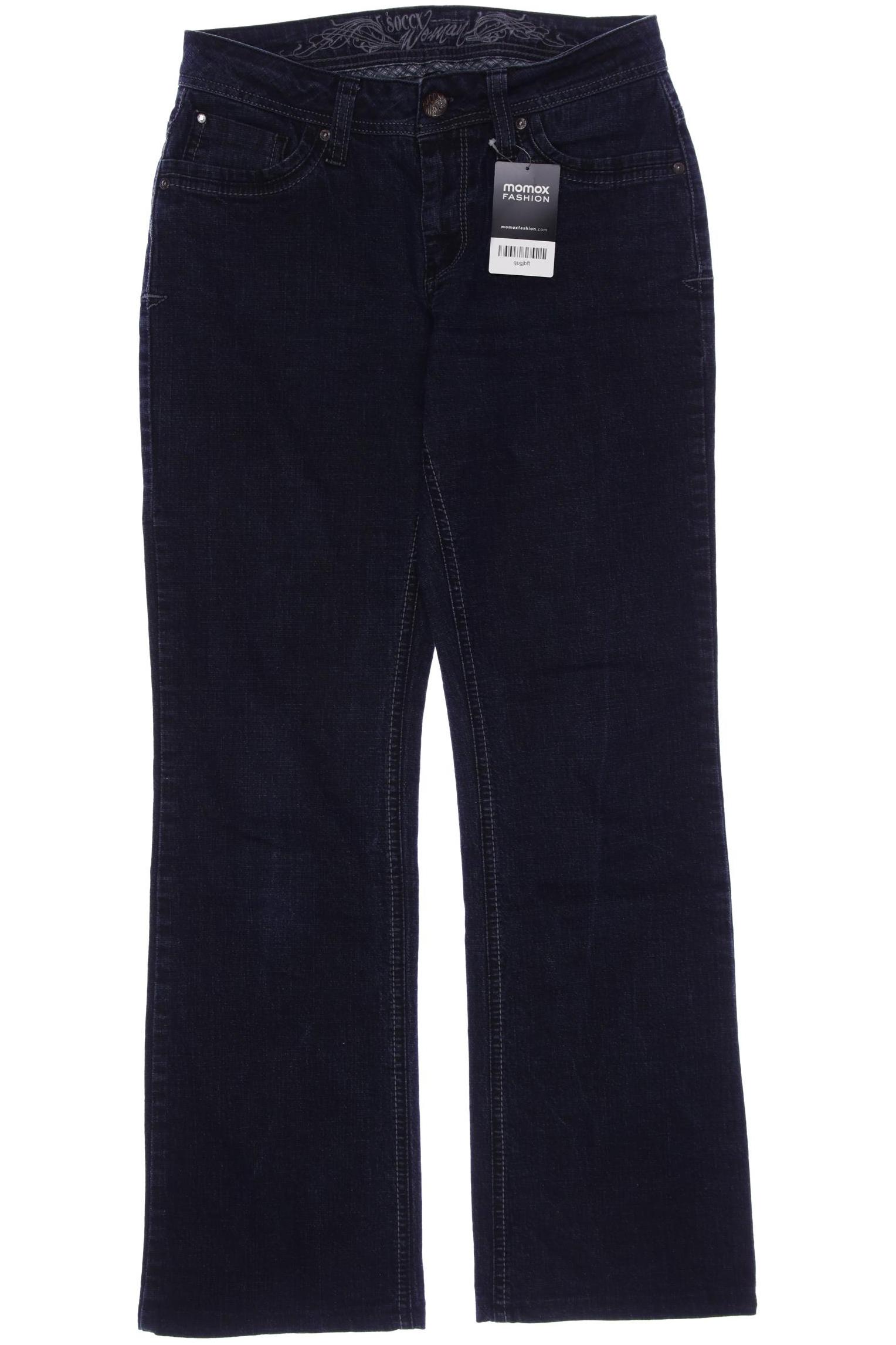 

Soccx Damen Jeans, marineblau, Gr. 28