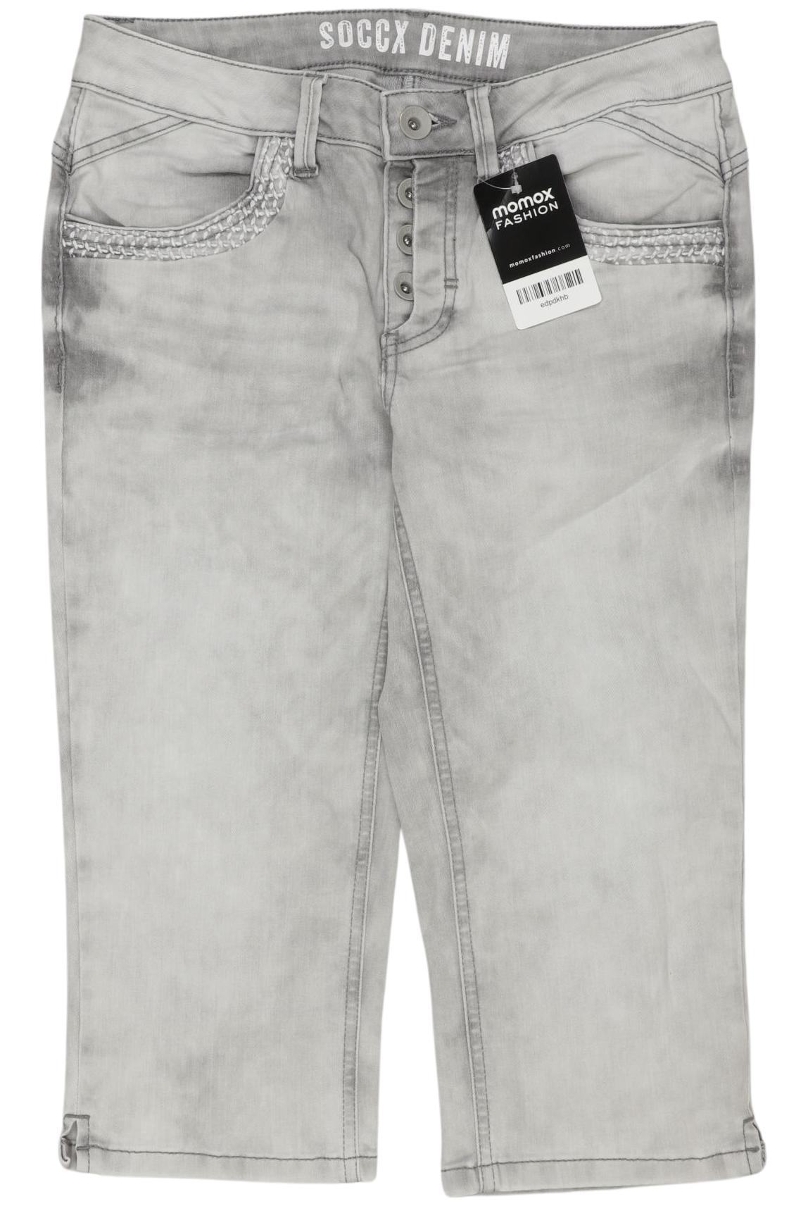

Soccx Damen Jeans, grau, Gr. 27