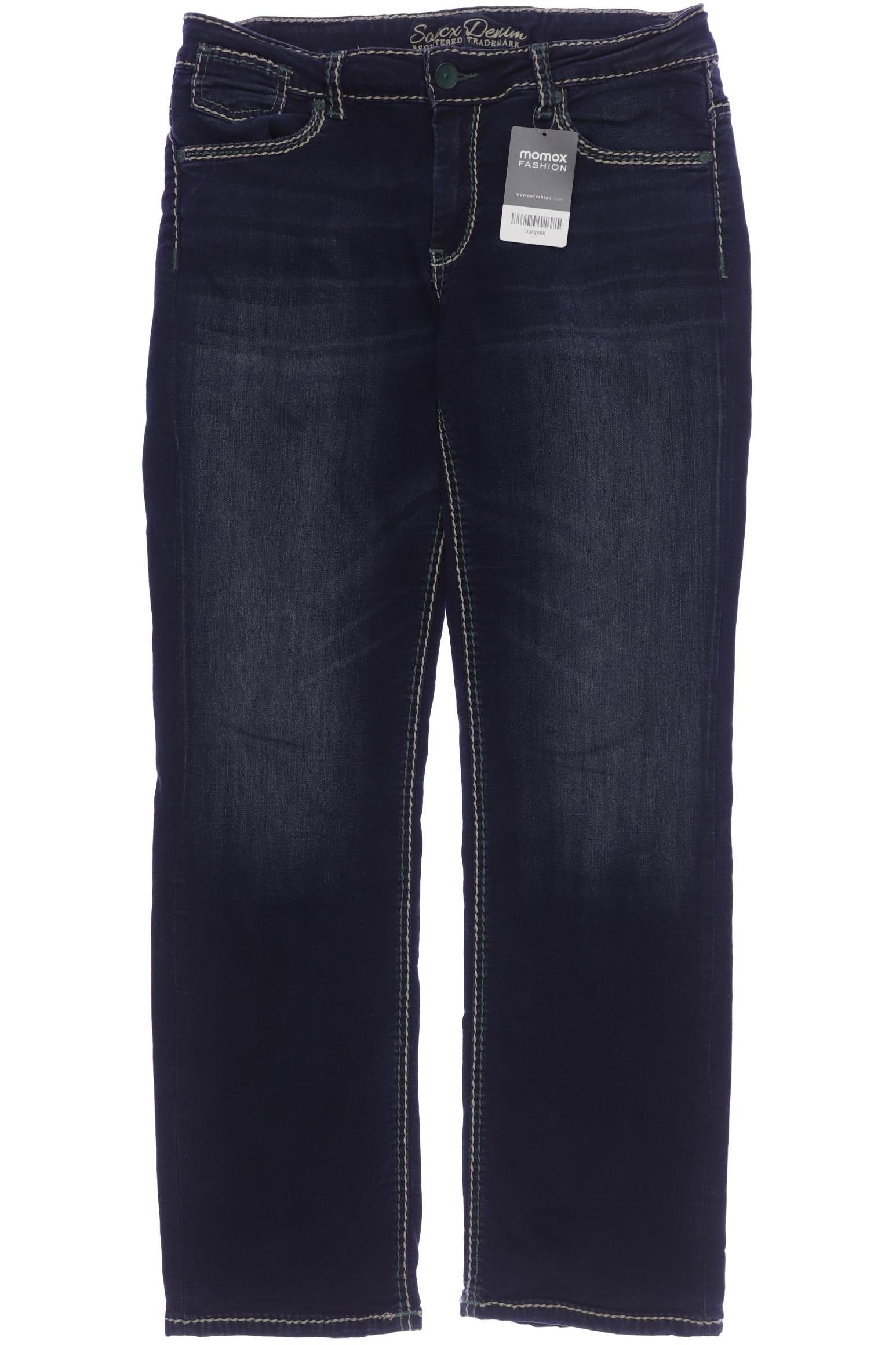 

Soccx Damen Jeans, marineblau, Gr. 31