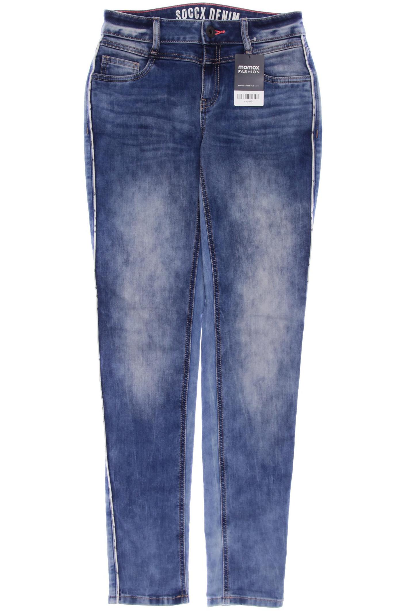 

Soccx Damen Jeans, blau, Gr. 26